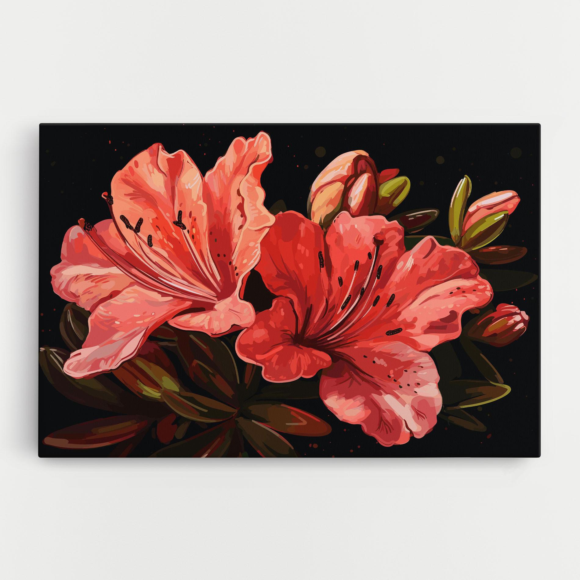 Vászonkép Art Exotic Flower mockup 0