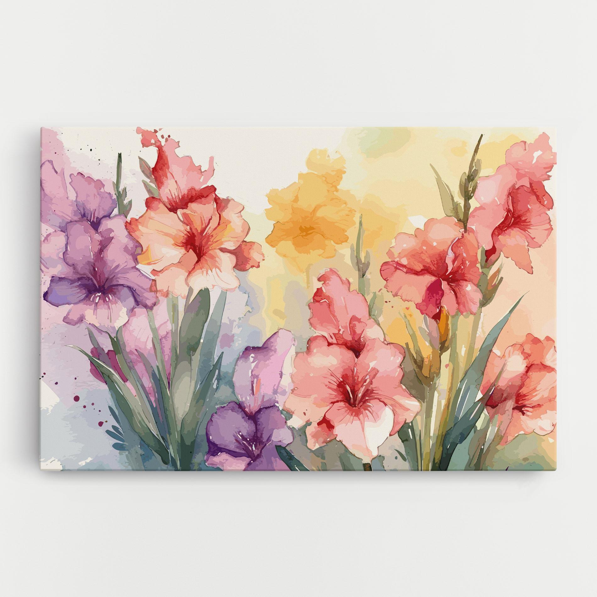 Vászonkép Exotic Watercolor mockup 0