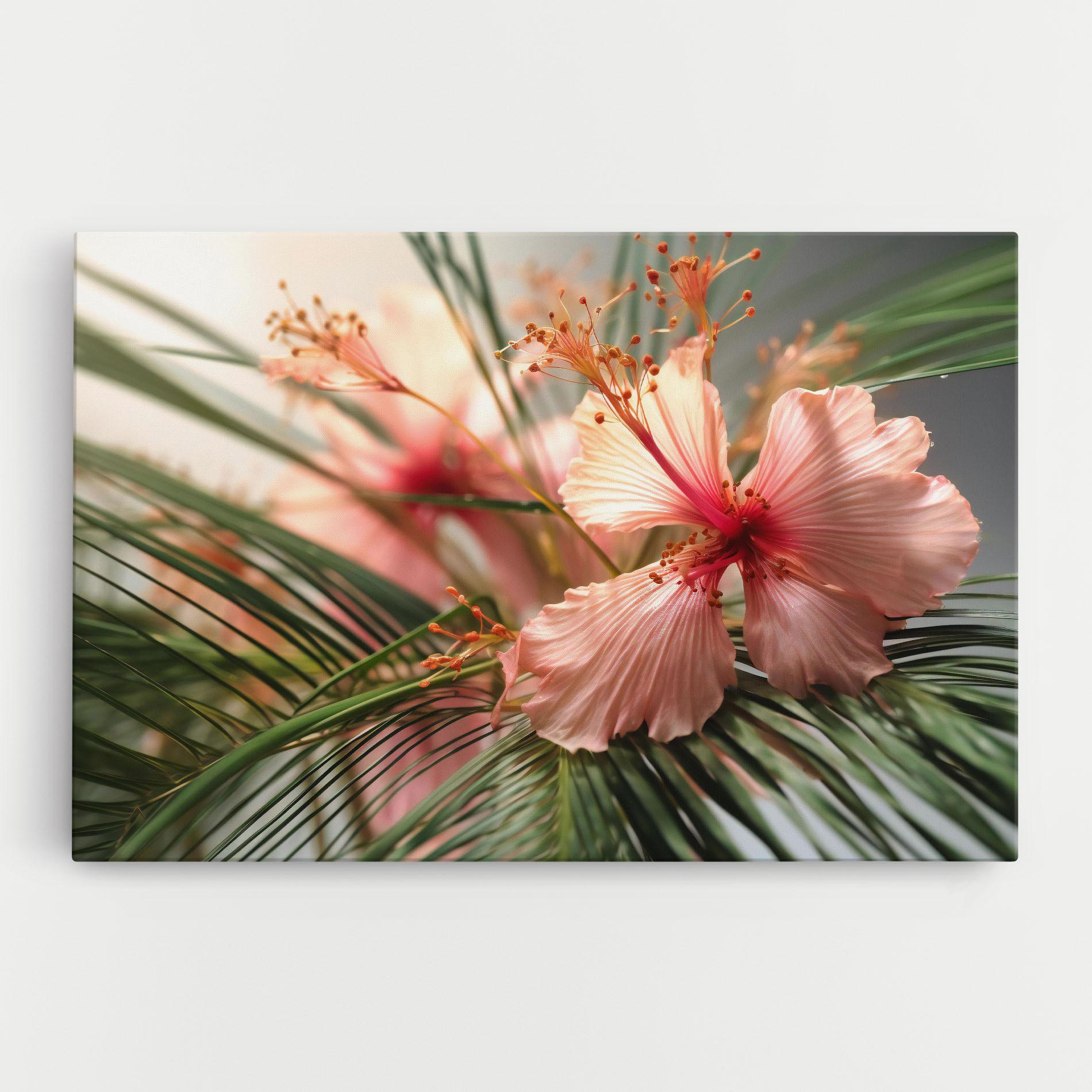 Vászonkép Sunset Exotic Flower mockup 0