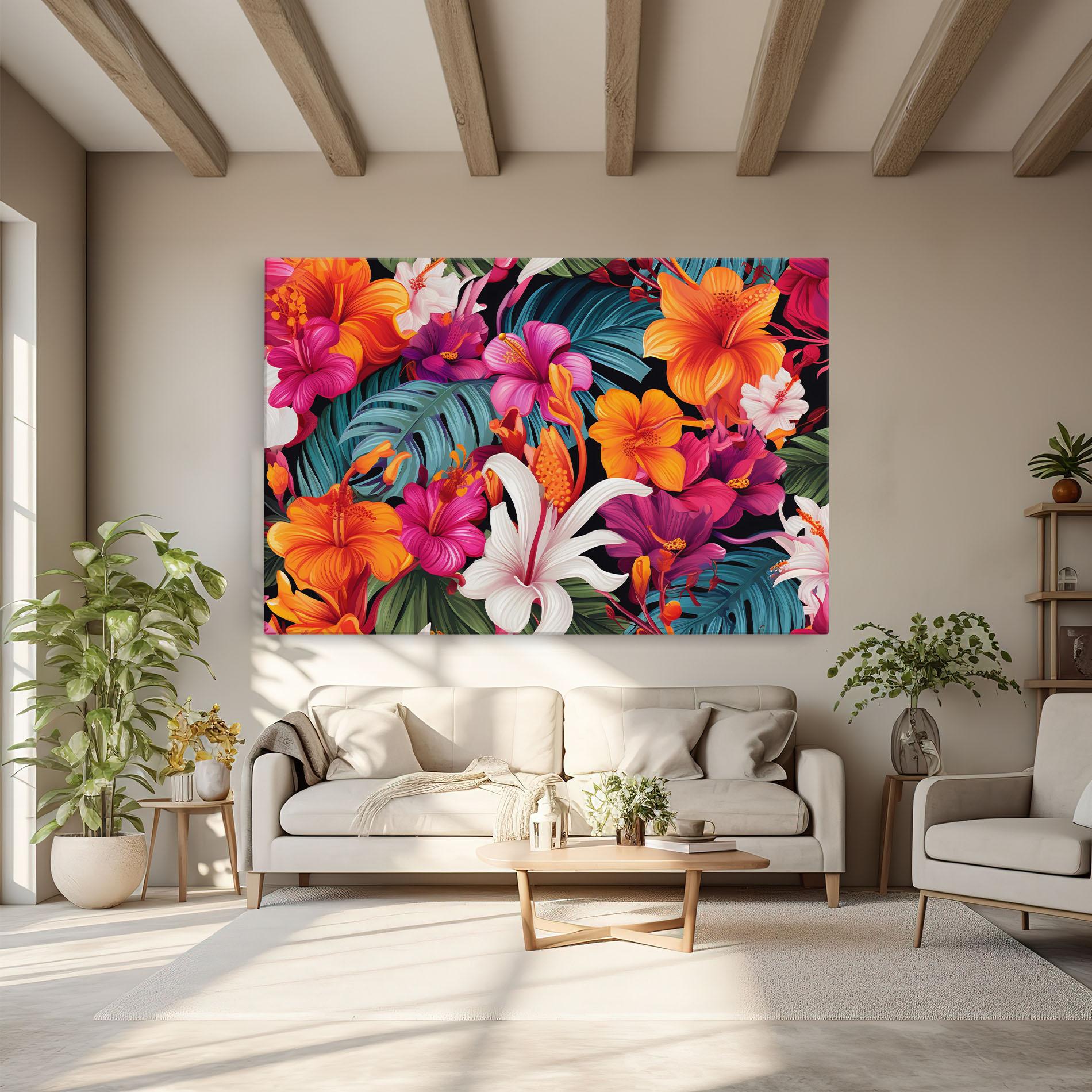 Vászonkép Exotic Patern mockup 6