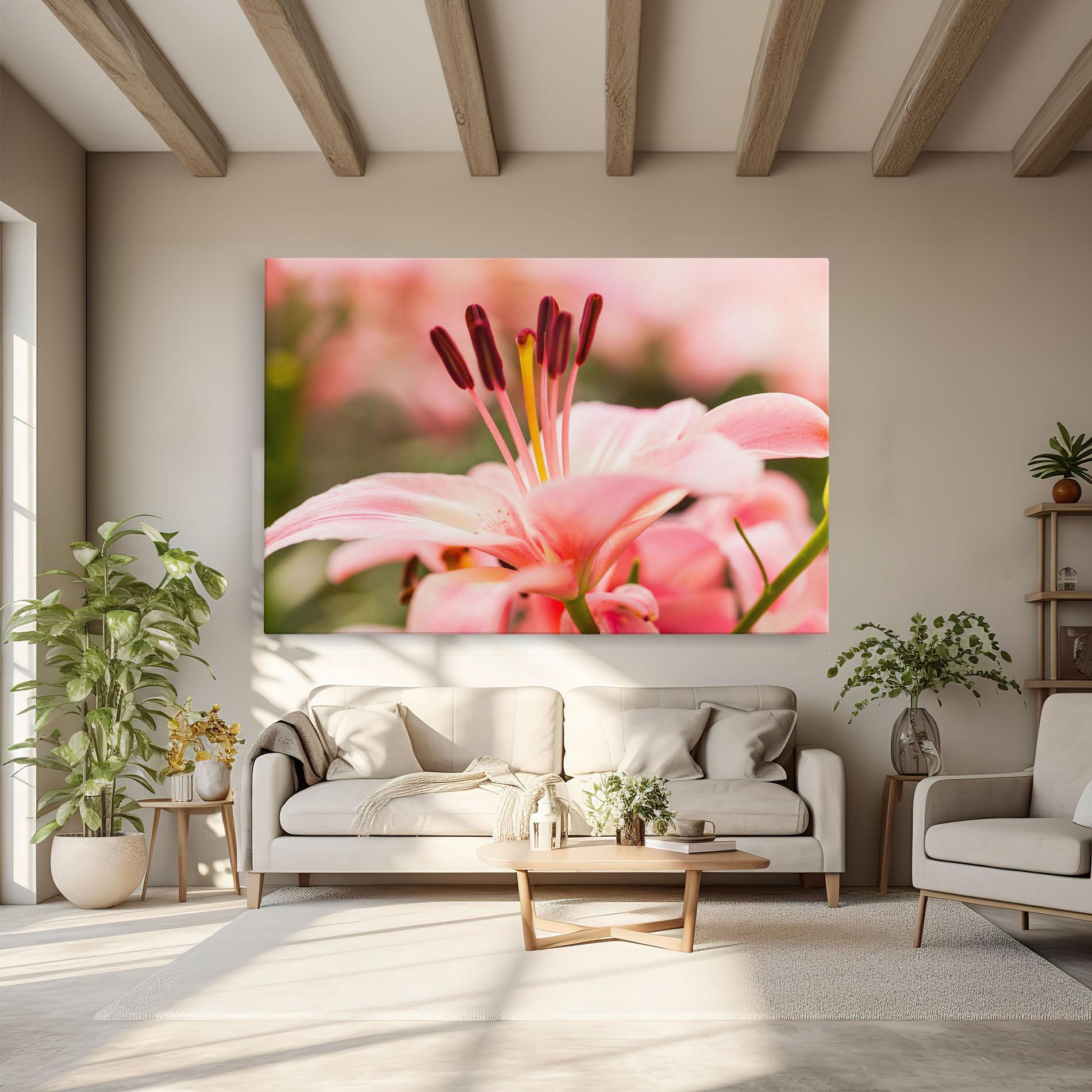 Vászonkép Flower mockup 6