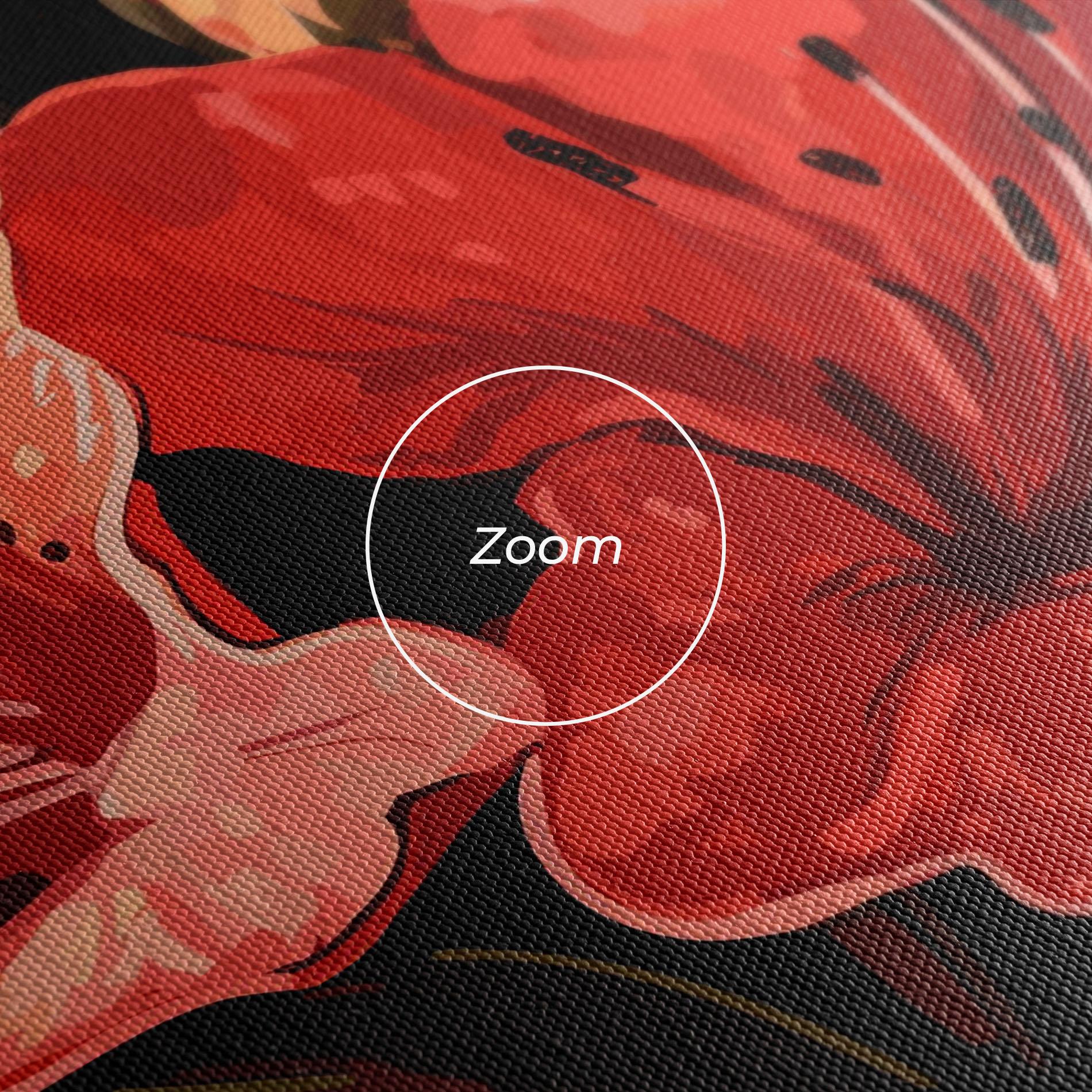 Vászonkép Art Exotic Flower mockup 3