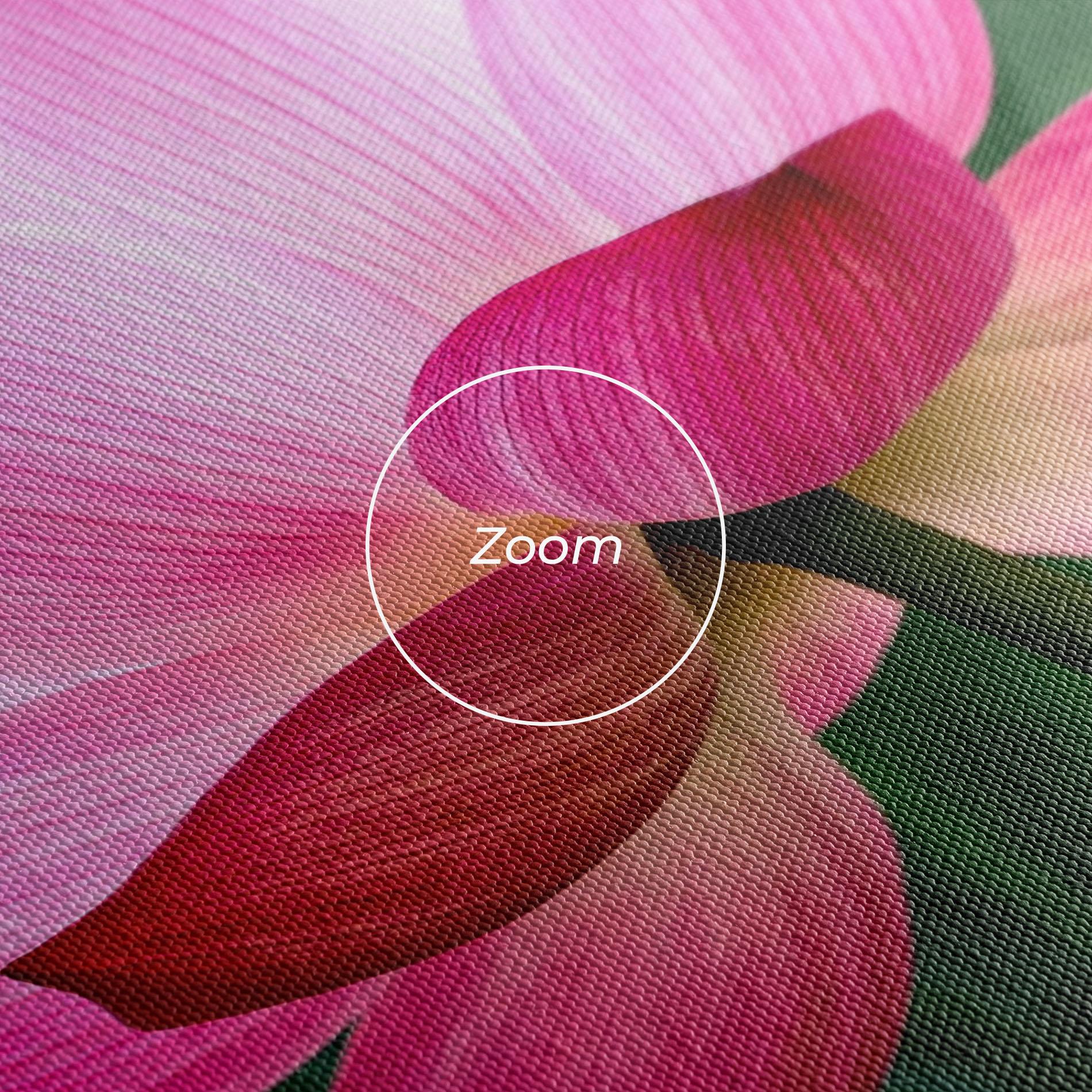 Vászonkép Beautiful Pink Exotic mockup 3