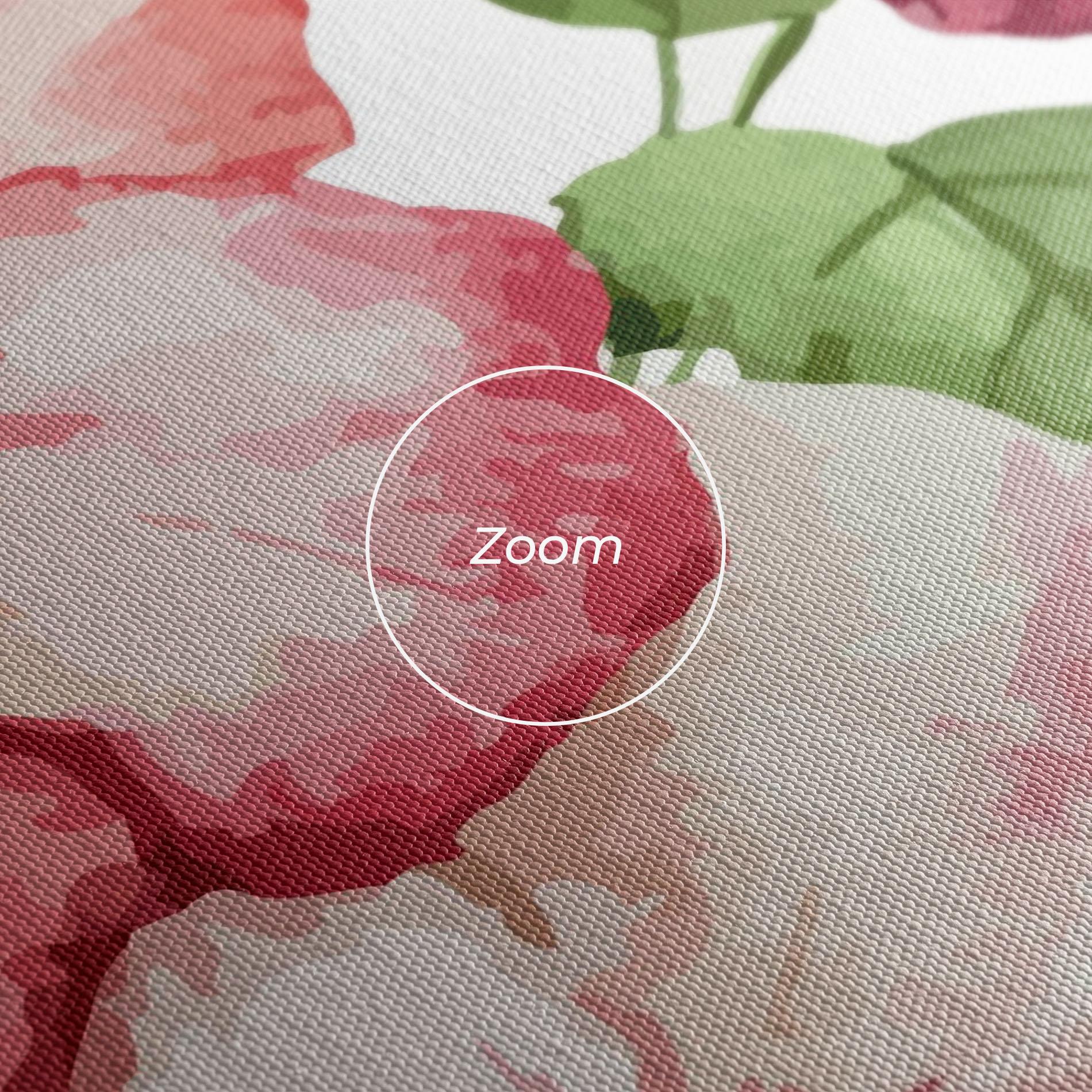 Vászonkép Exotic Flower Paint mockup 3