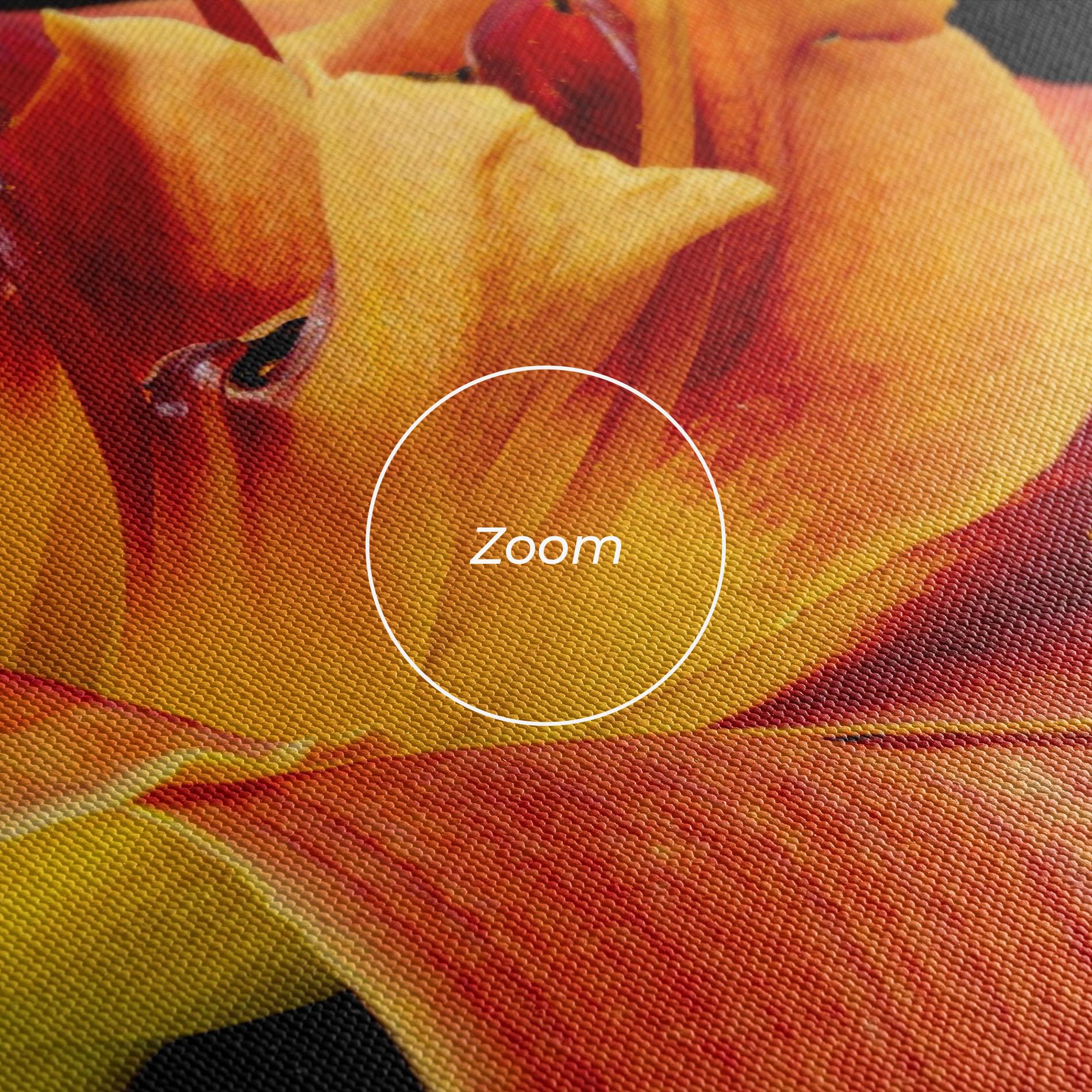 Vászonkép Exotic Orange Red mockup 3