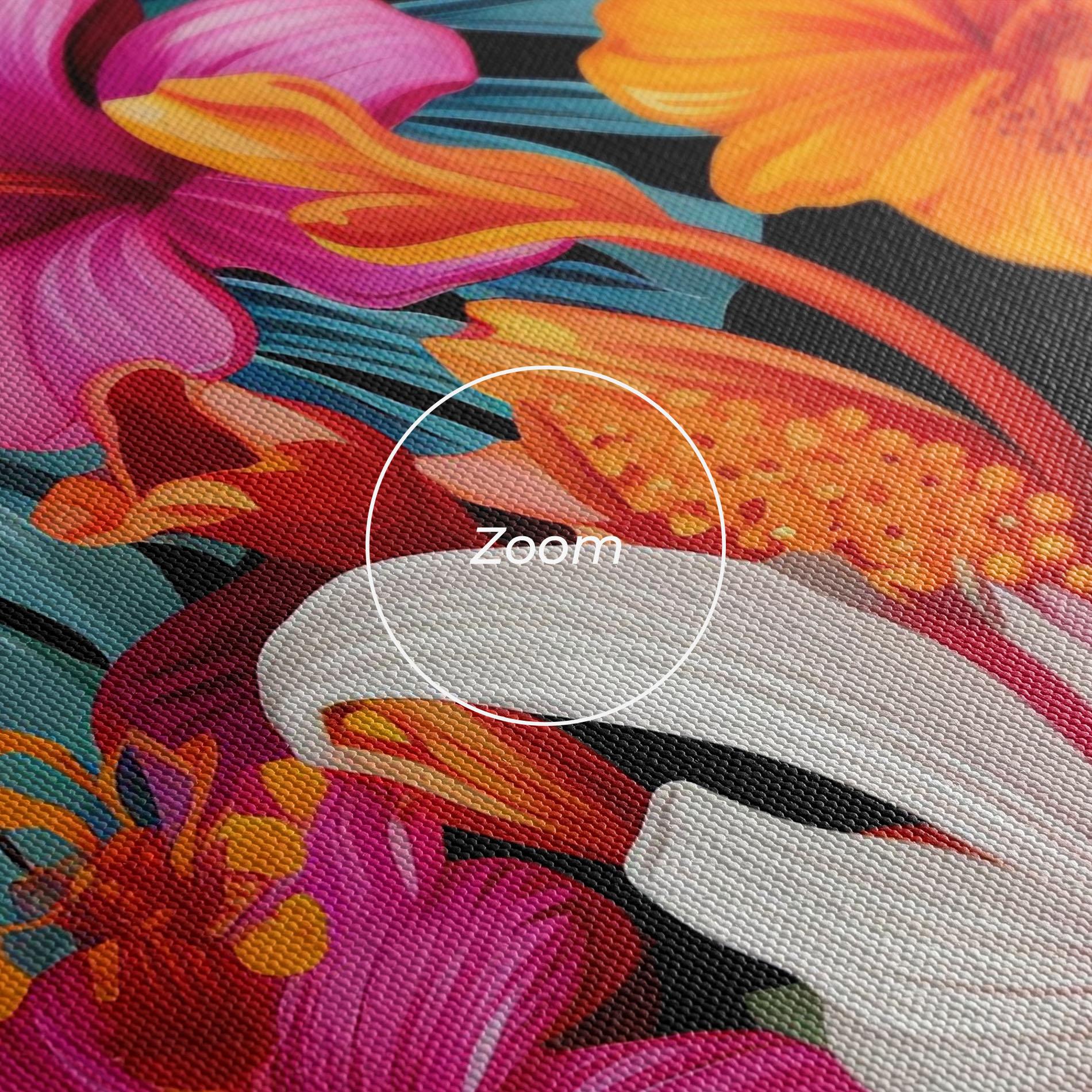 Vászonkép Exotic Patern mockup 3