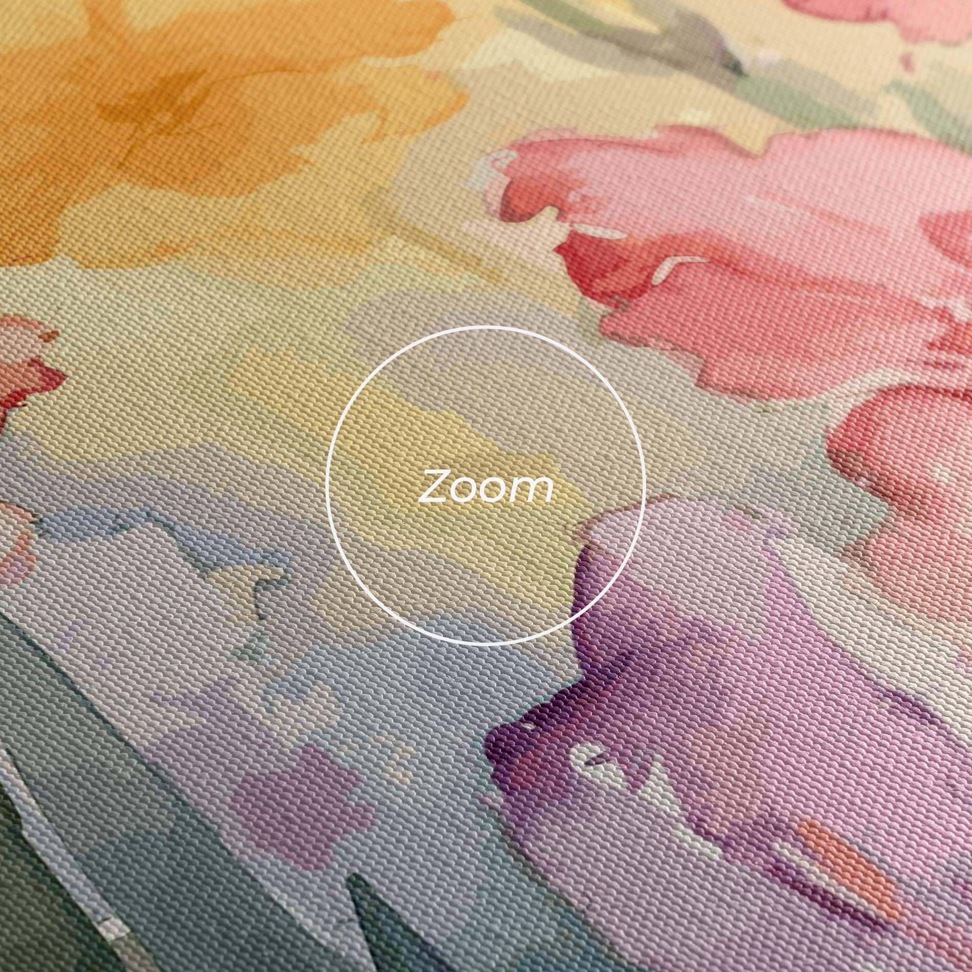 Vászonkép Exotic Watercolor mockup 3