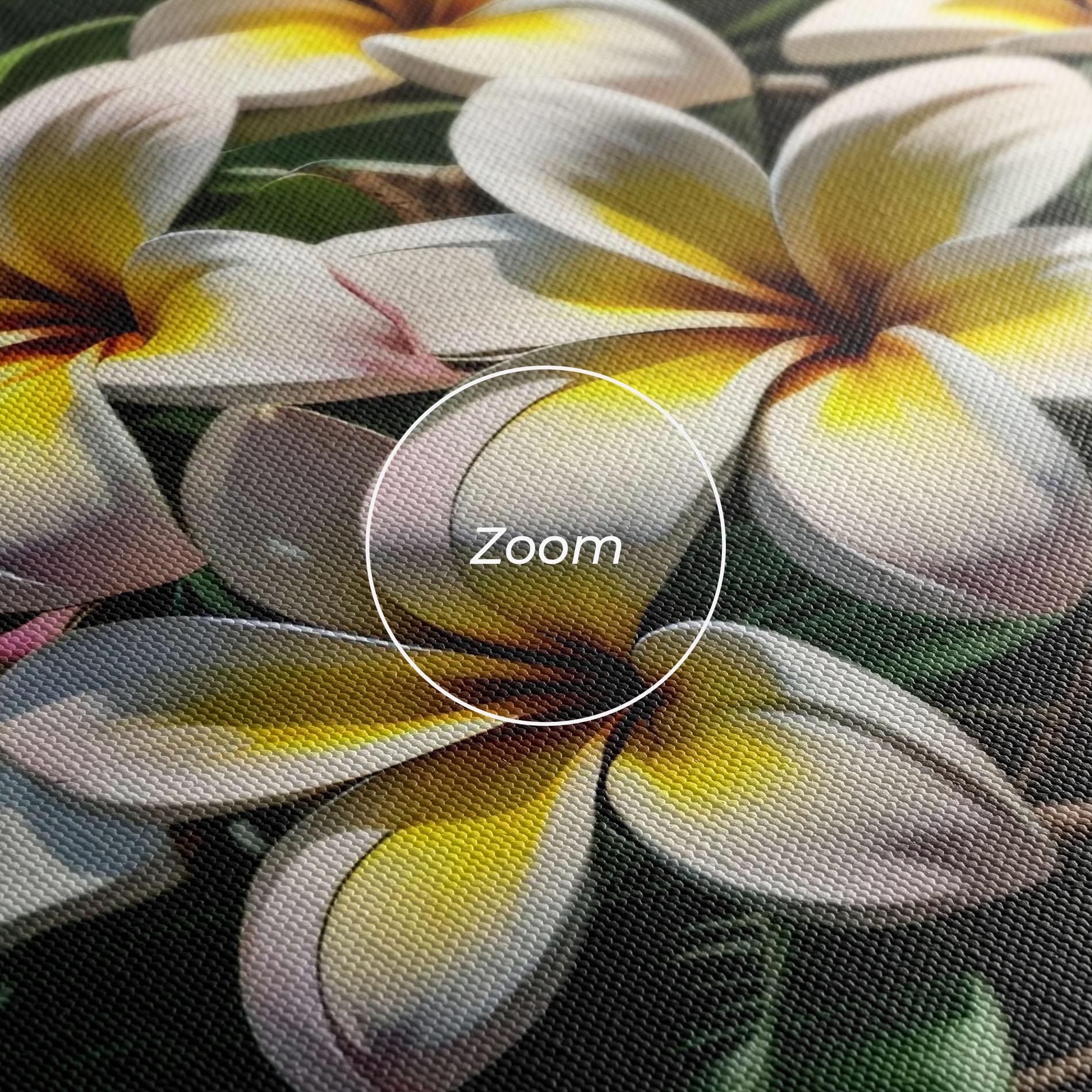 Vászonkép Exotic White Yellow mockup 3