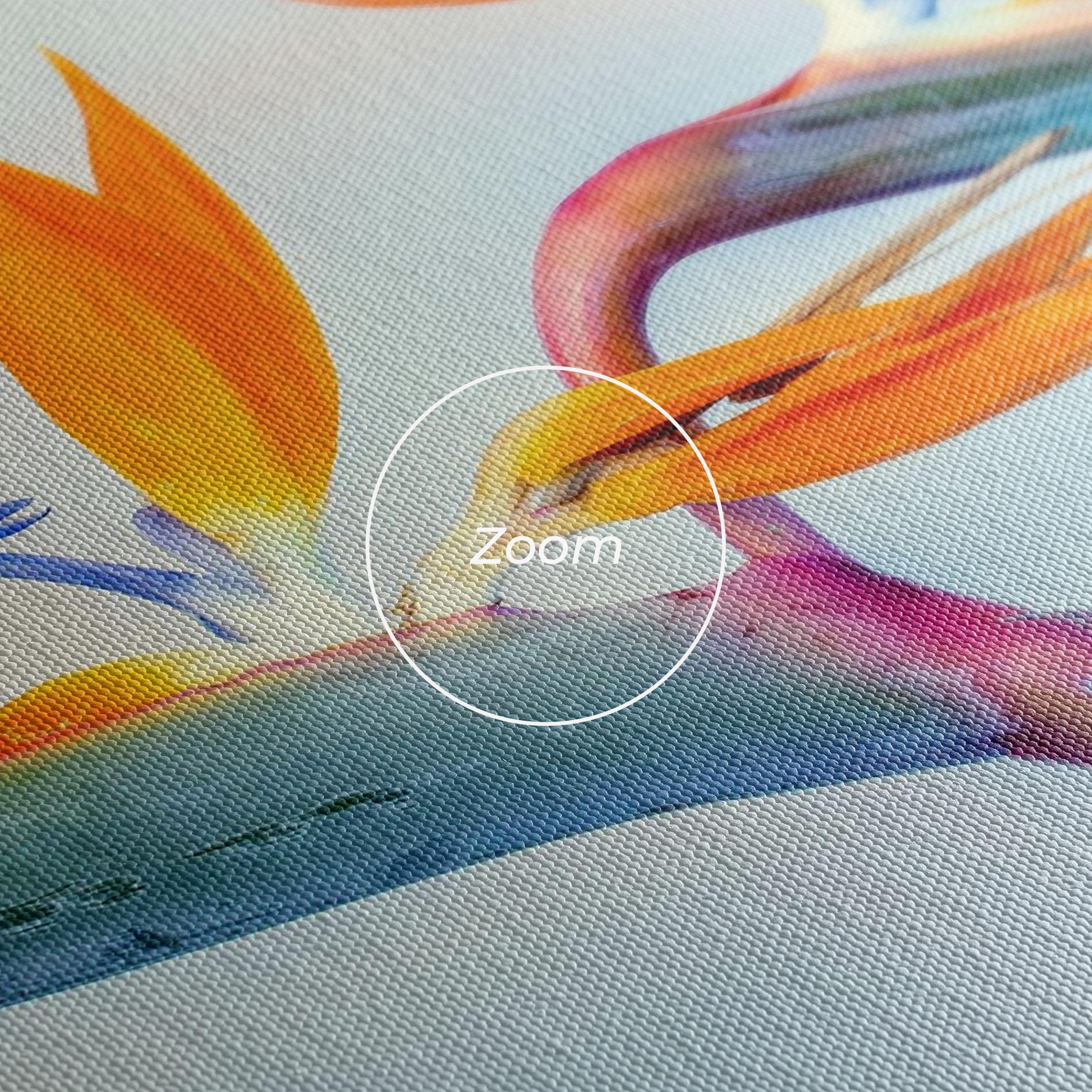 Vászonkép Green Orange Exotic mockup 3