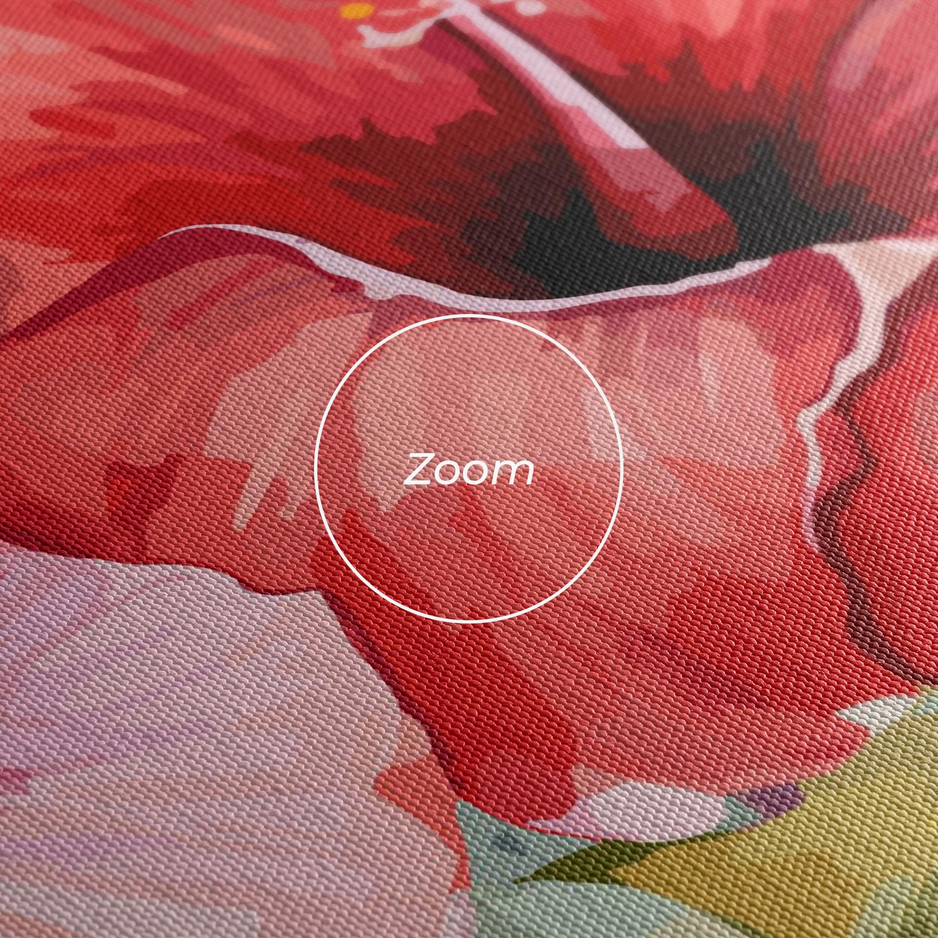 Vászonkép Pink Red Exotic mockup 3