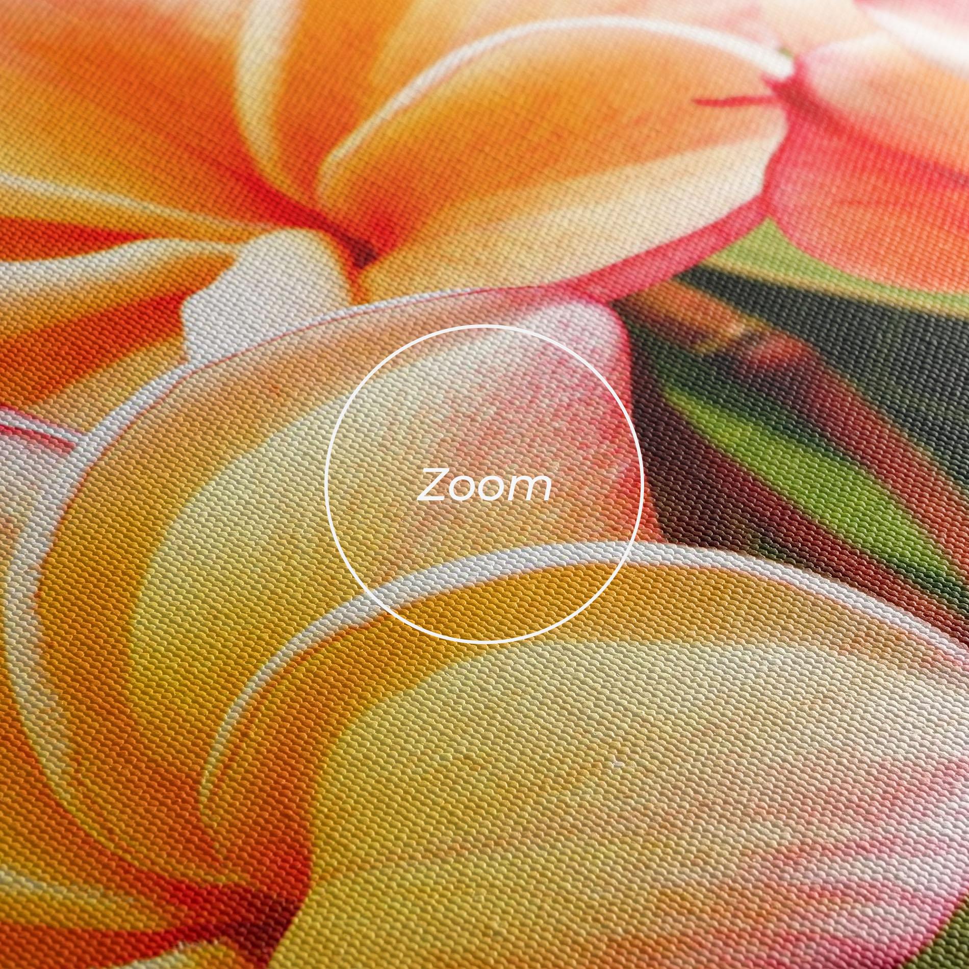 Vászonkép Pretty Plumeria mockup 3