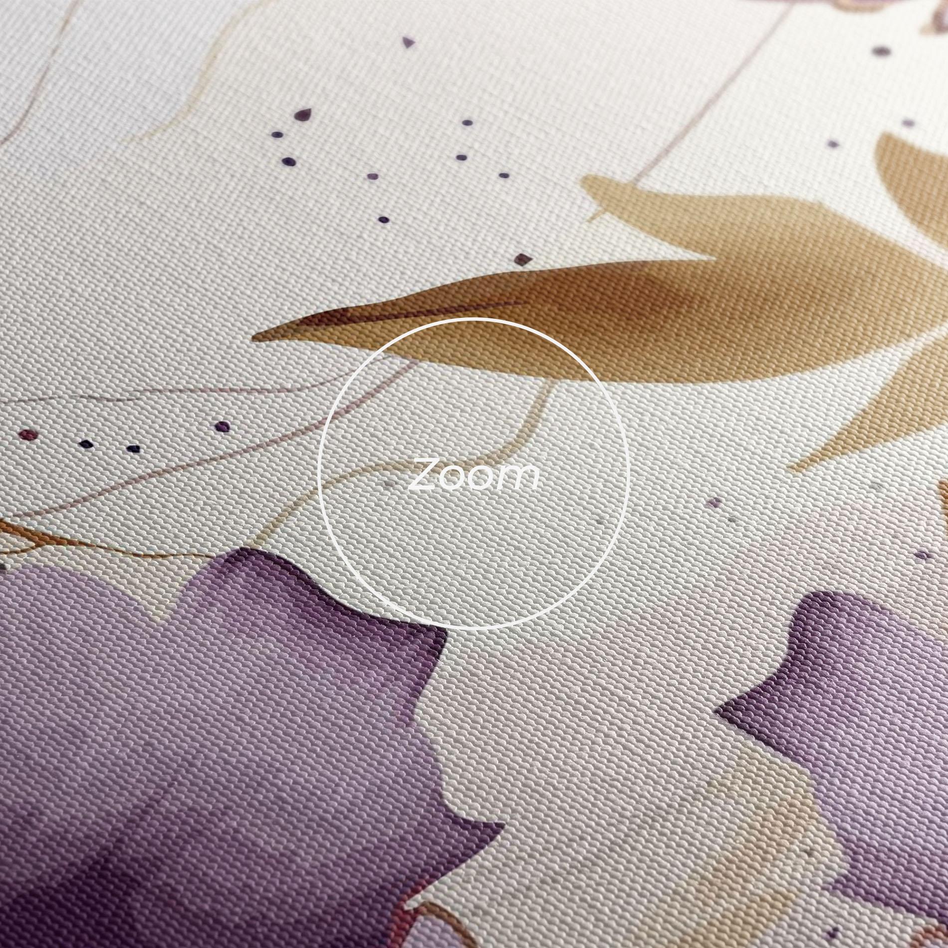 Vászonkép Purple Gold Exotic mockup 3