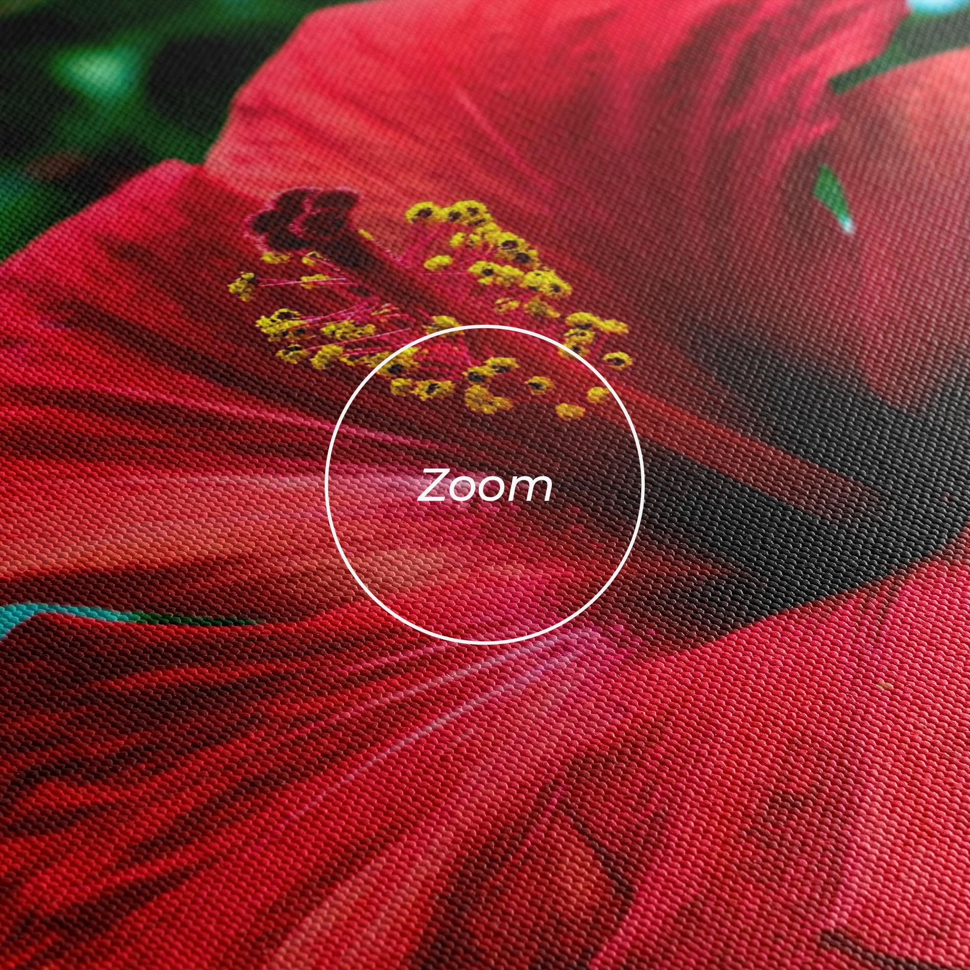 Vászonkép Red Exotic Plant mockup 3