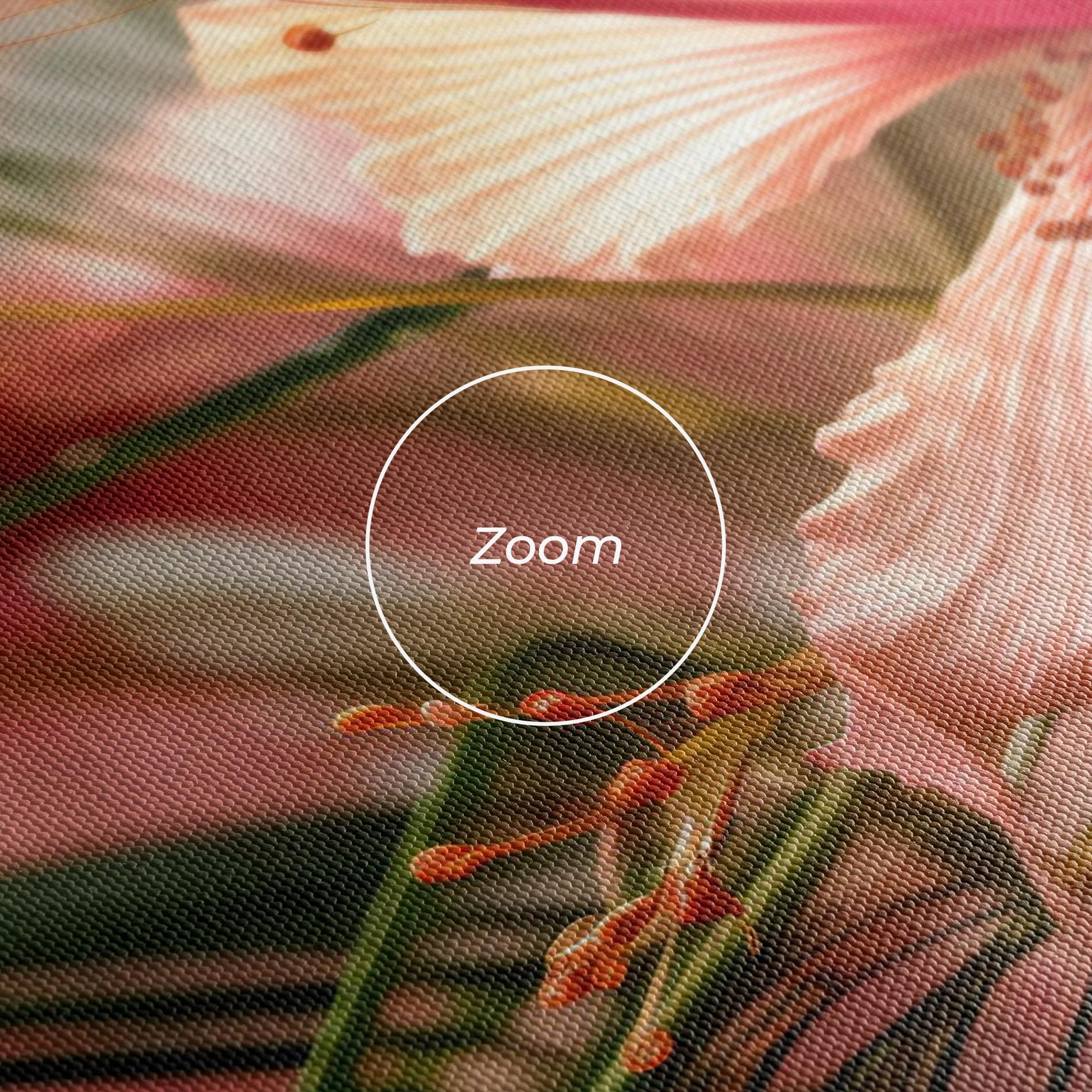 Vászonkép Sunset Exotic Flower mockup 3