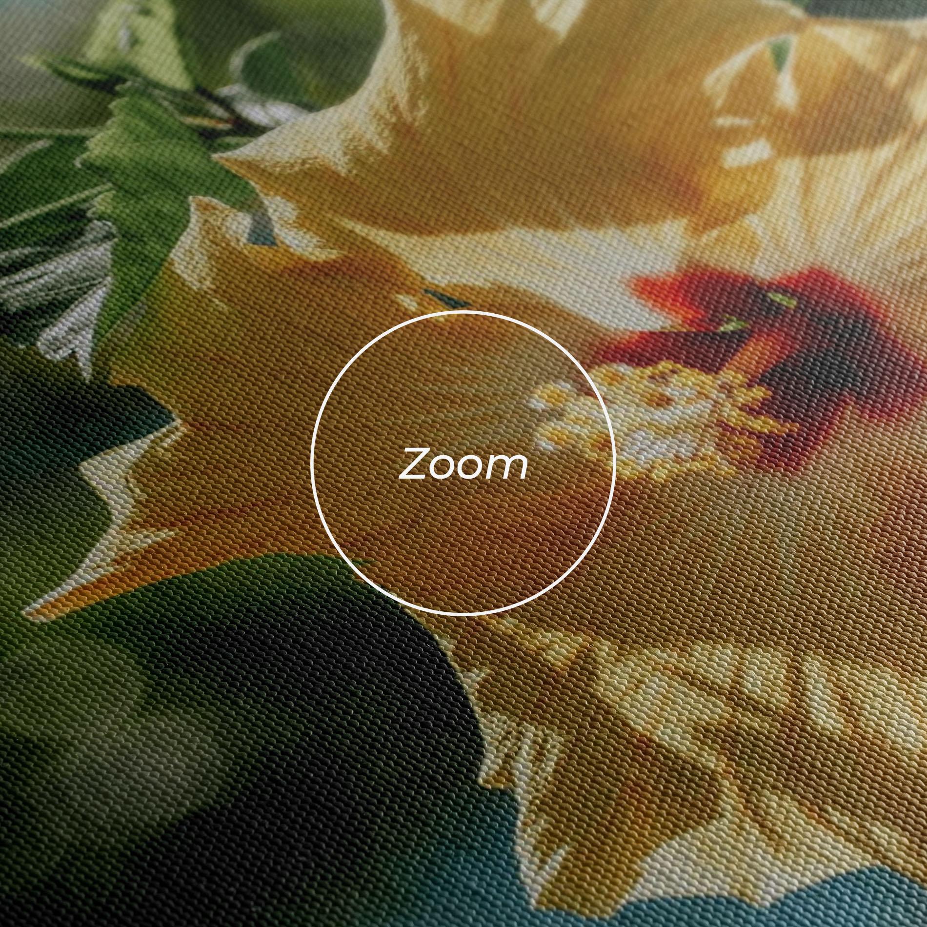 Vászonkép Yellow Pretty Exotic mockup 3