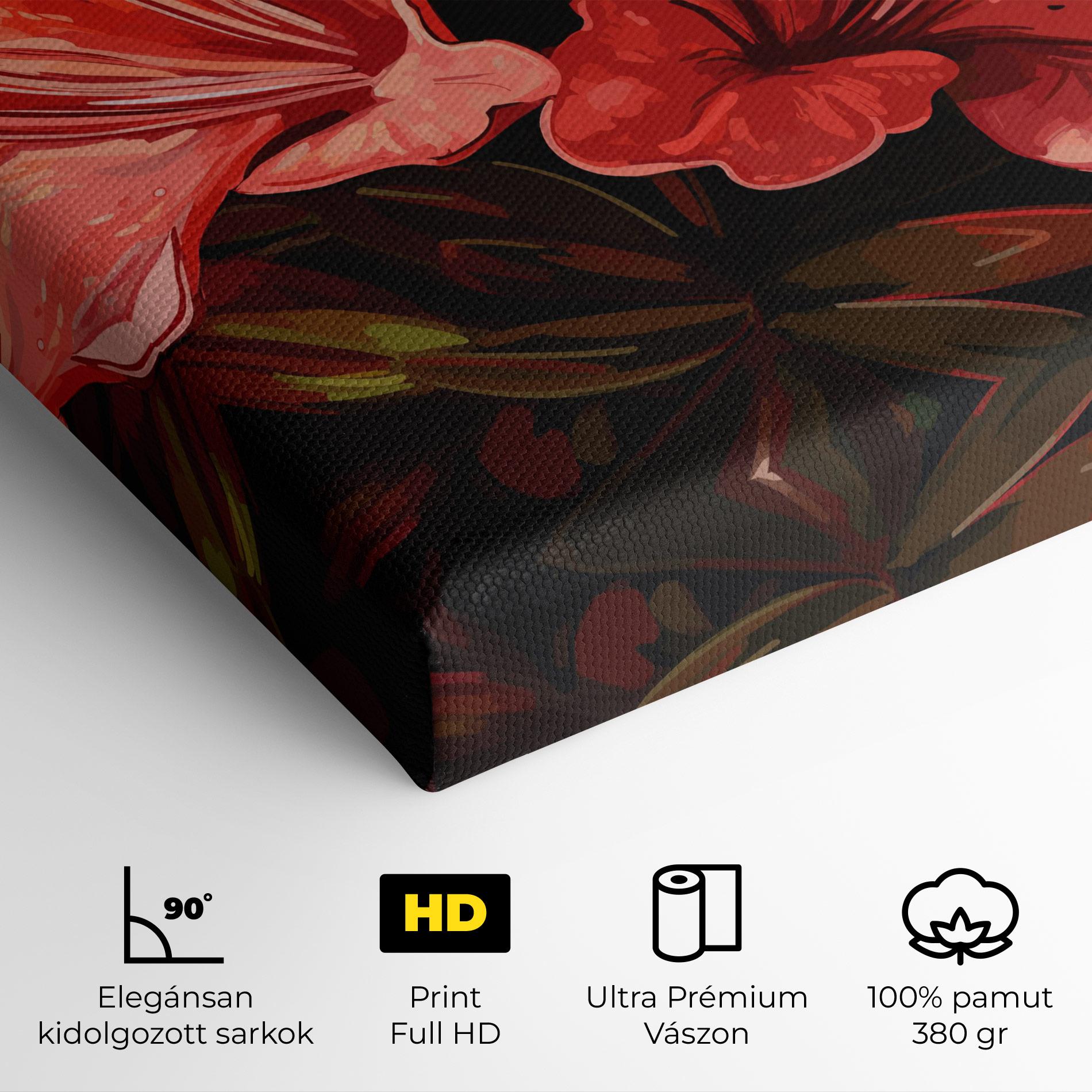 Vászonkép Art Exotic Flower mockup 4