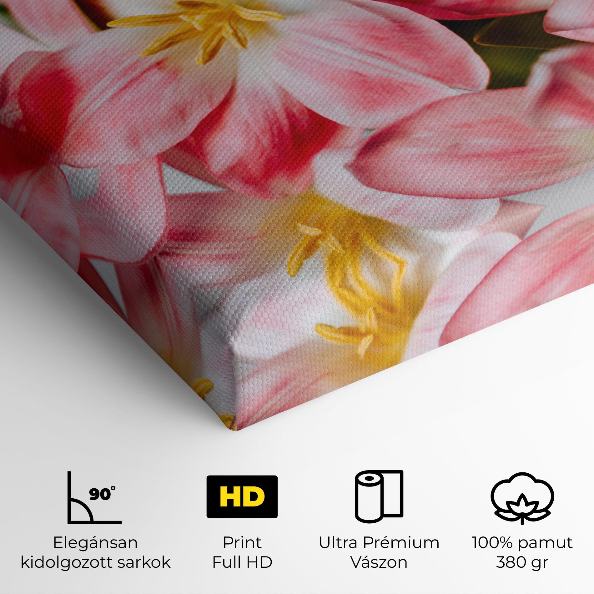 Vászonkép Beautiful Exotic Flower mockup 4