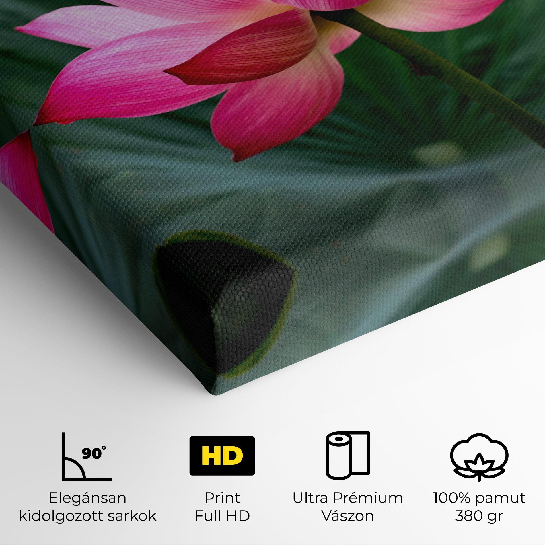 Vászonkép Beautiful Pink Exotic mockup 4