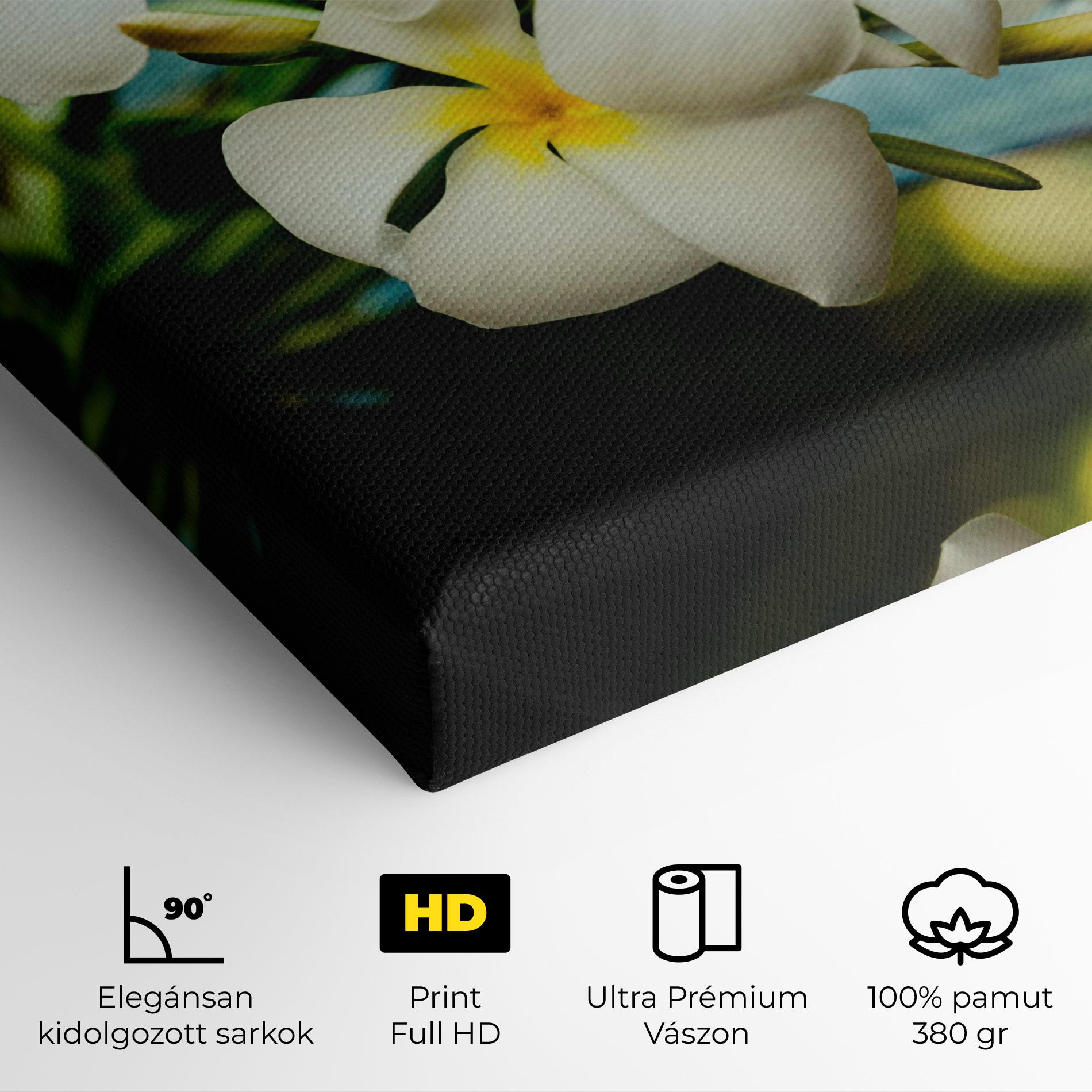 Vászonkép Beautiful White Exotic mockup 4