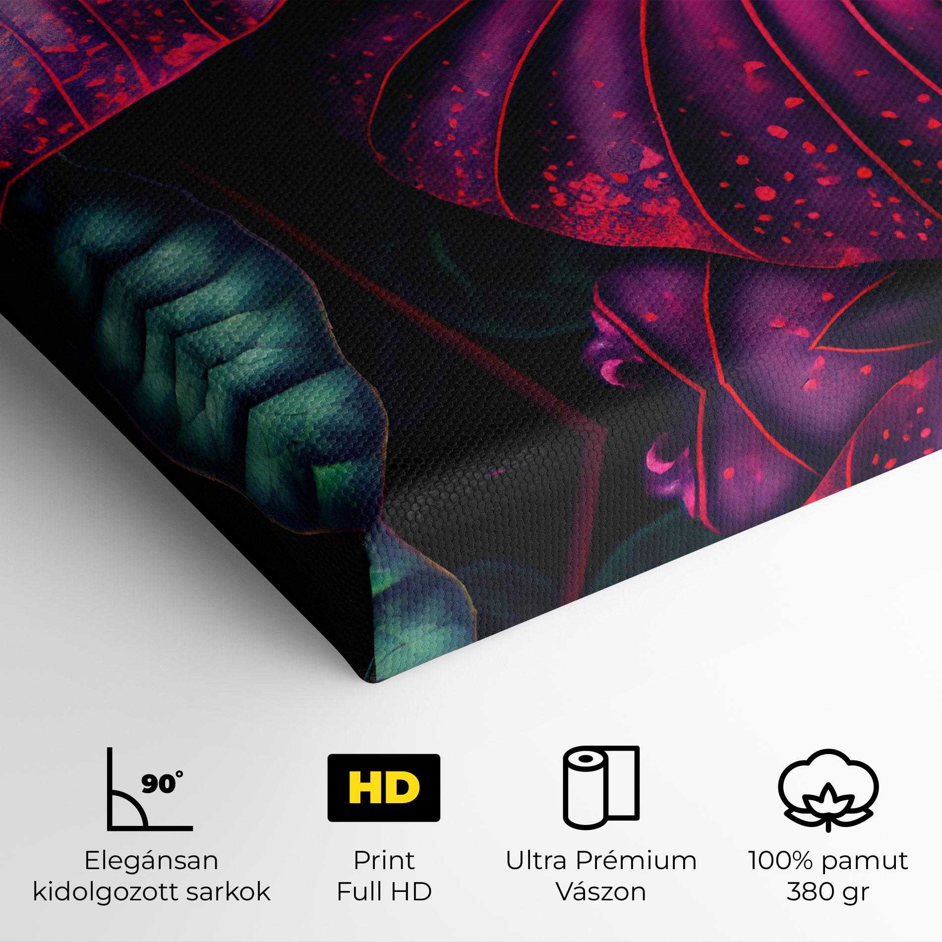 Vászonkép Big Purple Exotic mockup 4