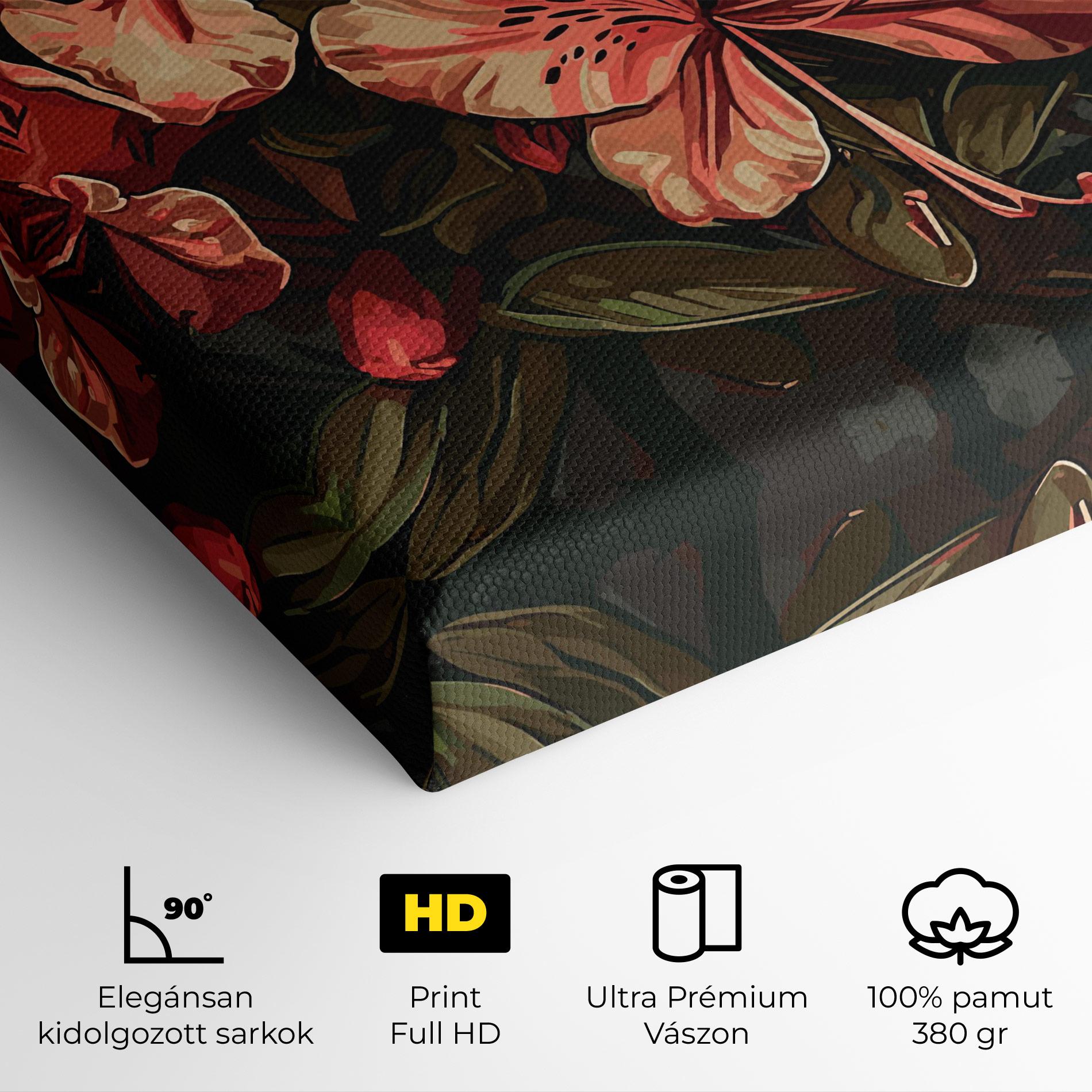 Vászonkép Cream Exotic Art mockup 4