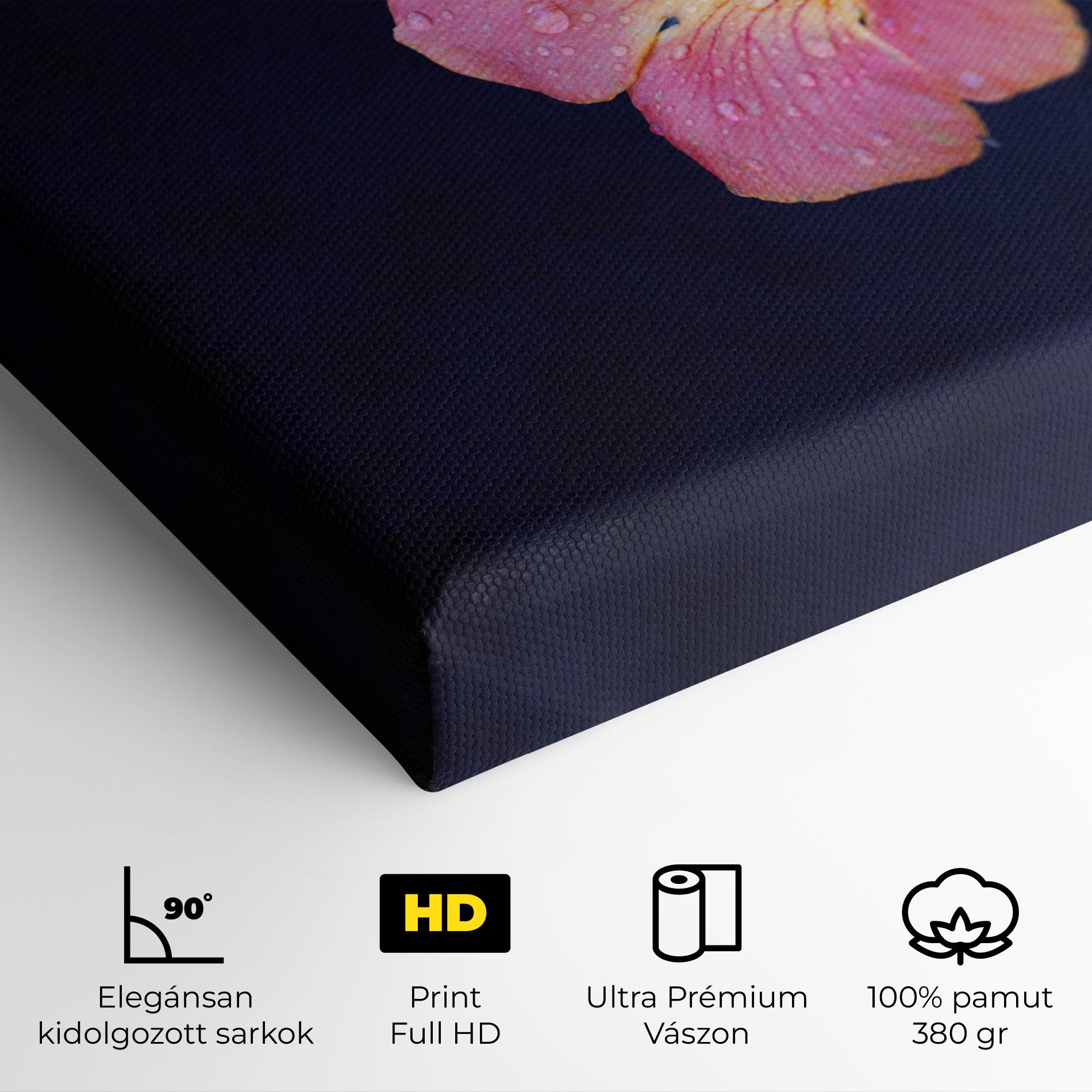 Vászonkép Exotic Pink Plant mockup 4