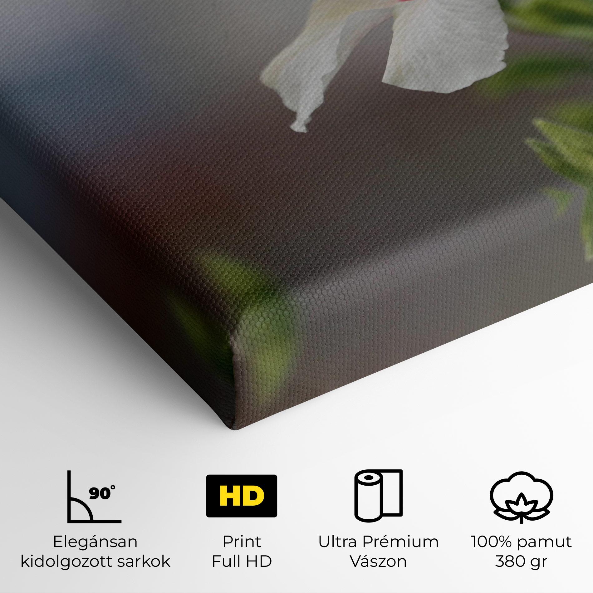 Vászonkép Exotic White Flower mockup 4