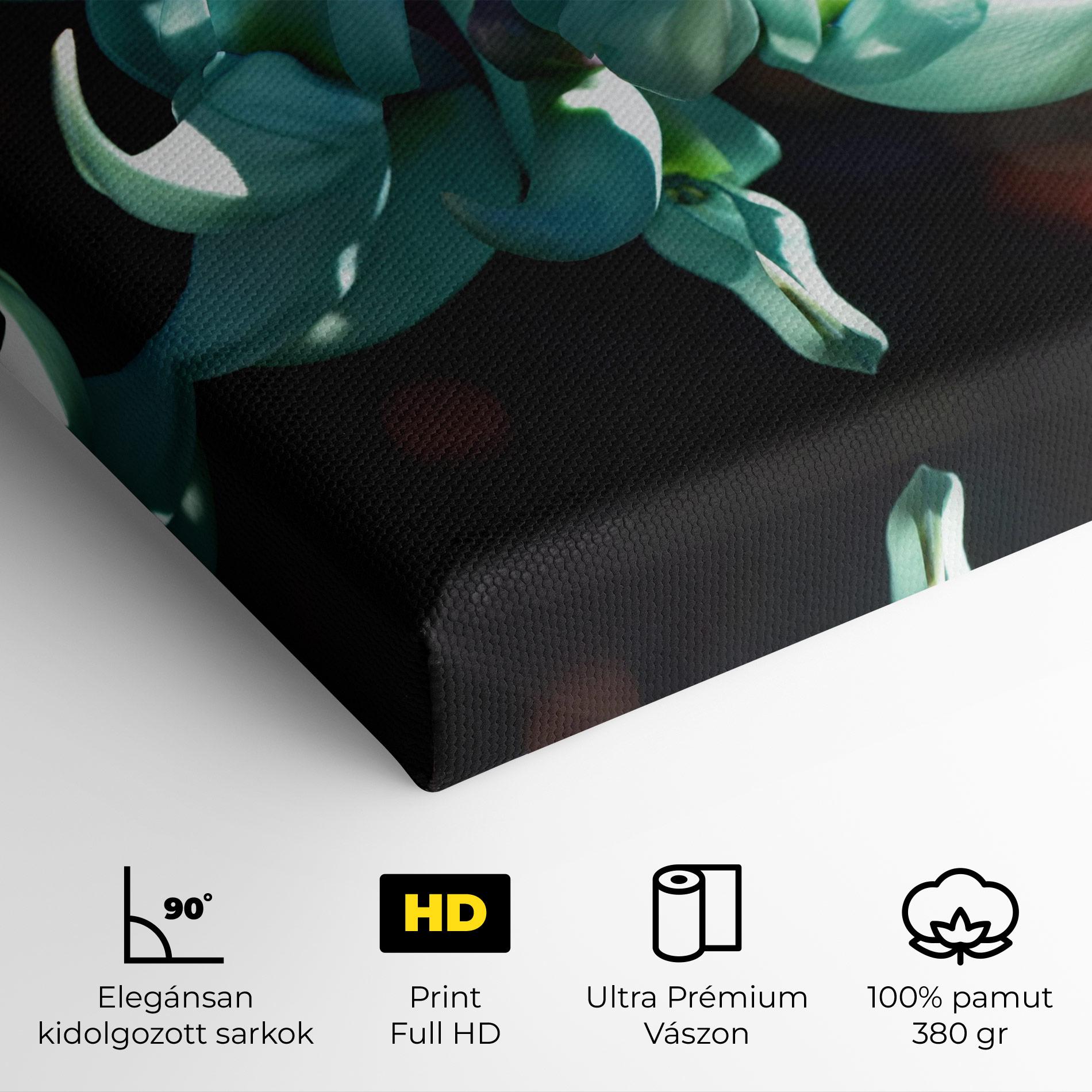 Vászonkép Pastel Green Plant mockup 4