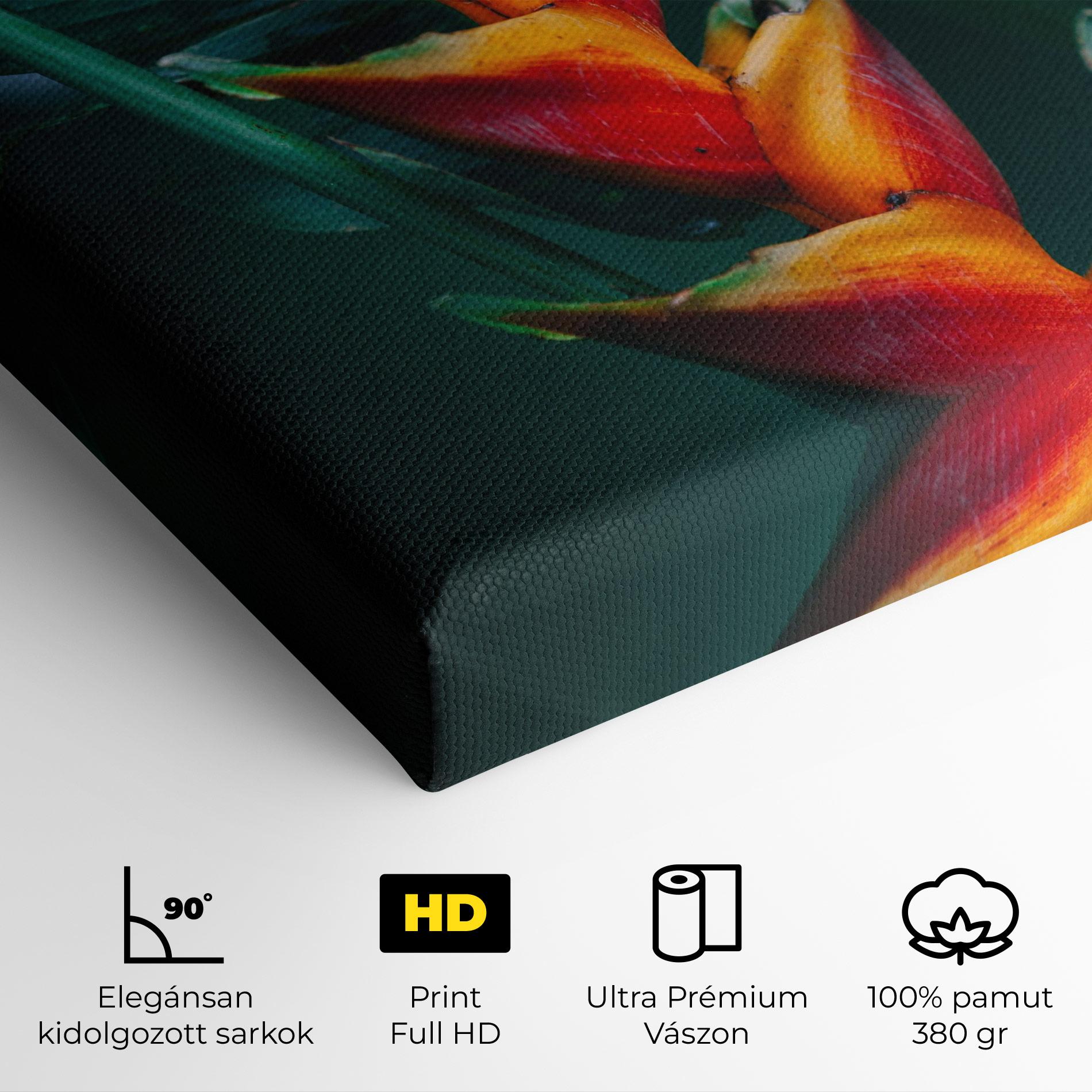 Vászonkép Red Orange Exotic mockup 4