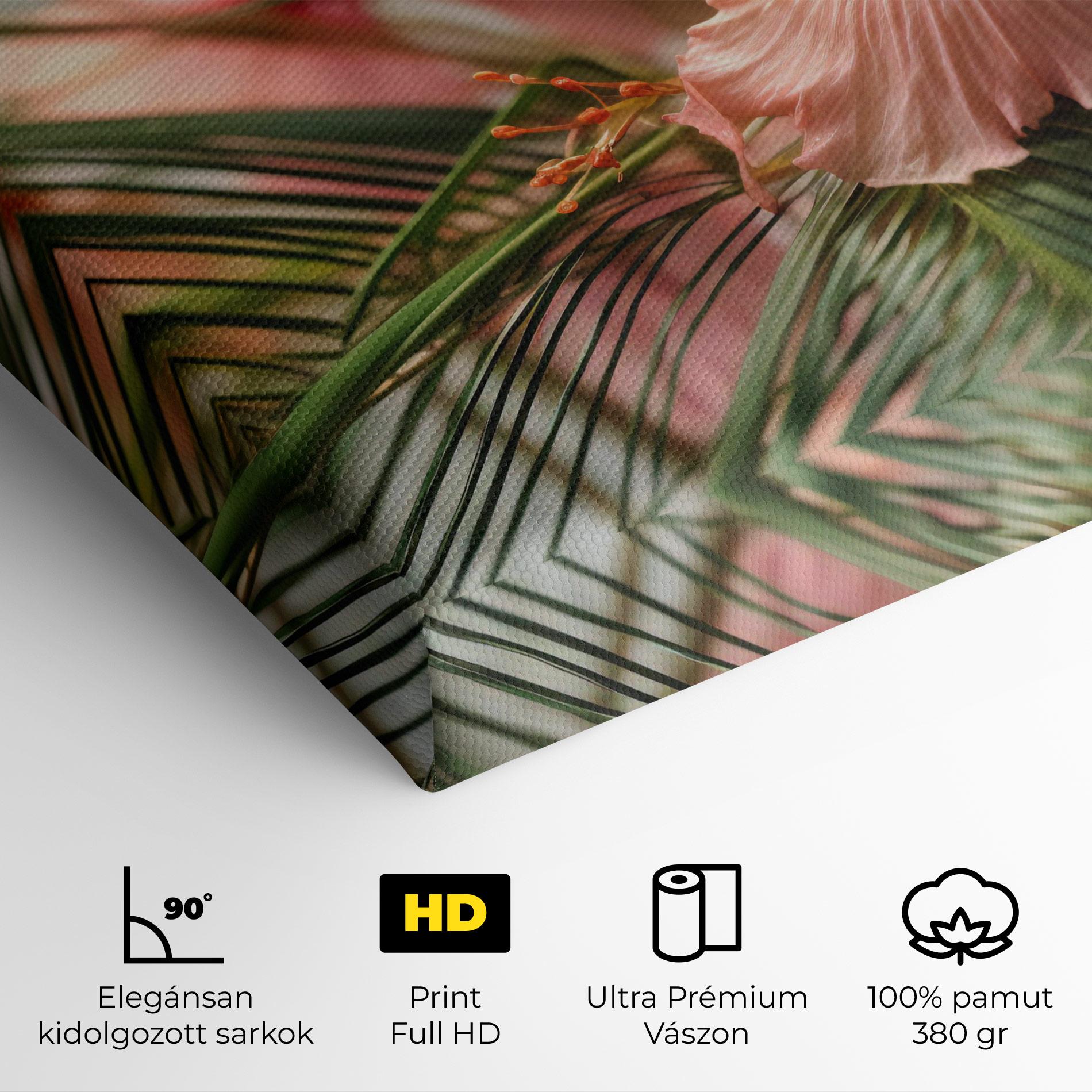 Vászonkép Sunset Exotic Flower mockup 4