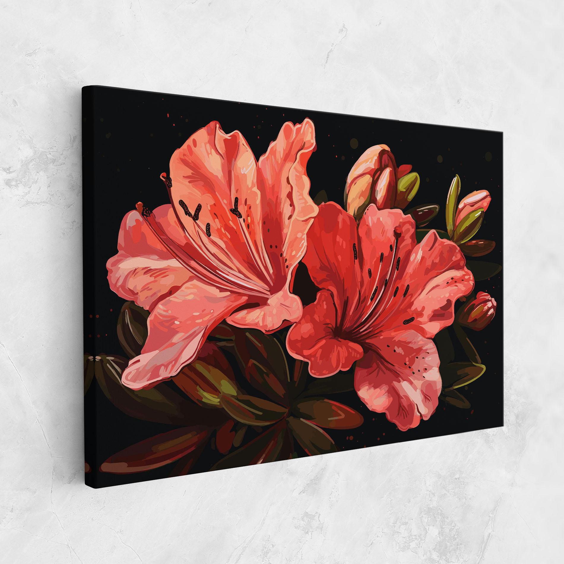 Vászonkép Art Exotic Flower mockup 1