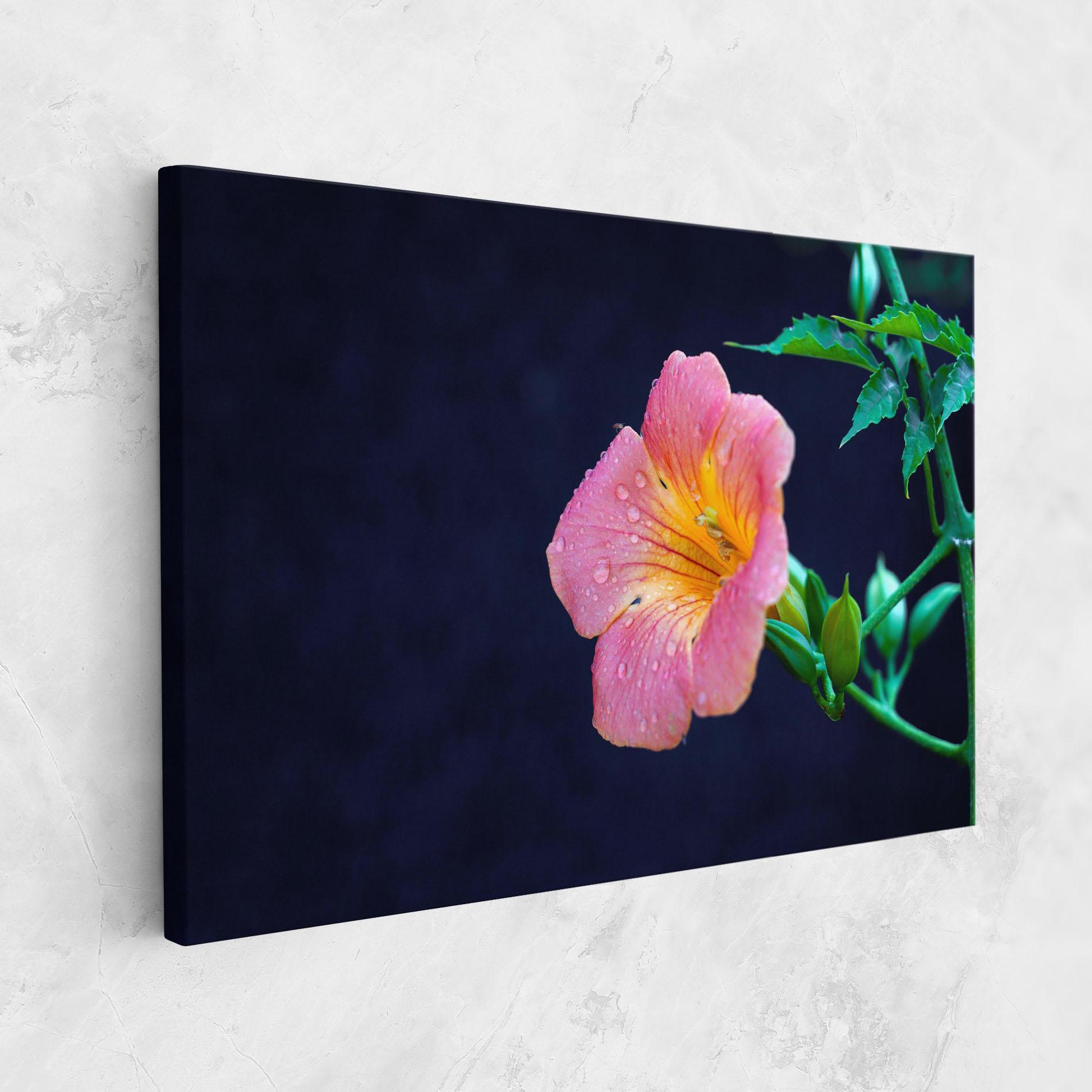 Vászonkép Exotic Pink Plant mockup 1