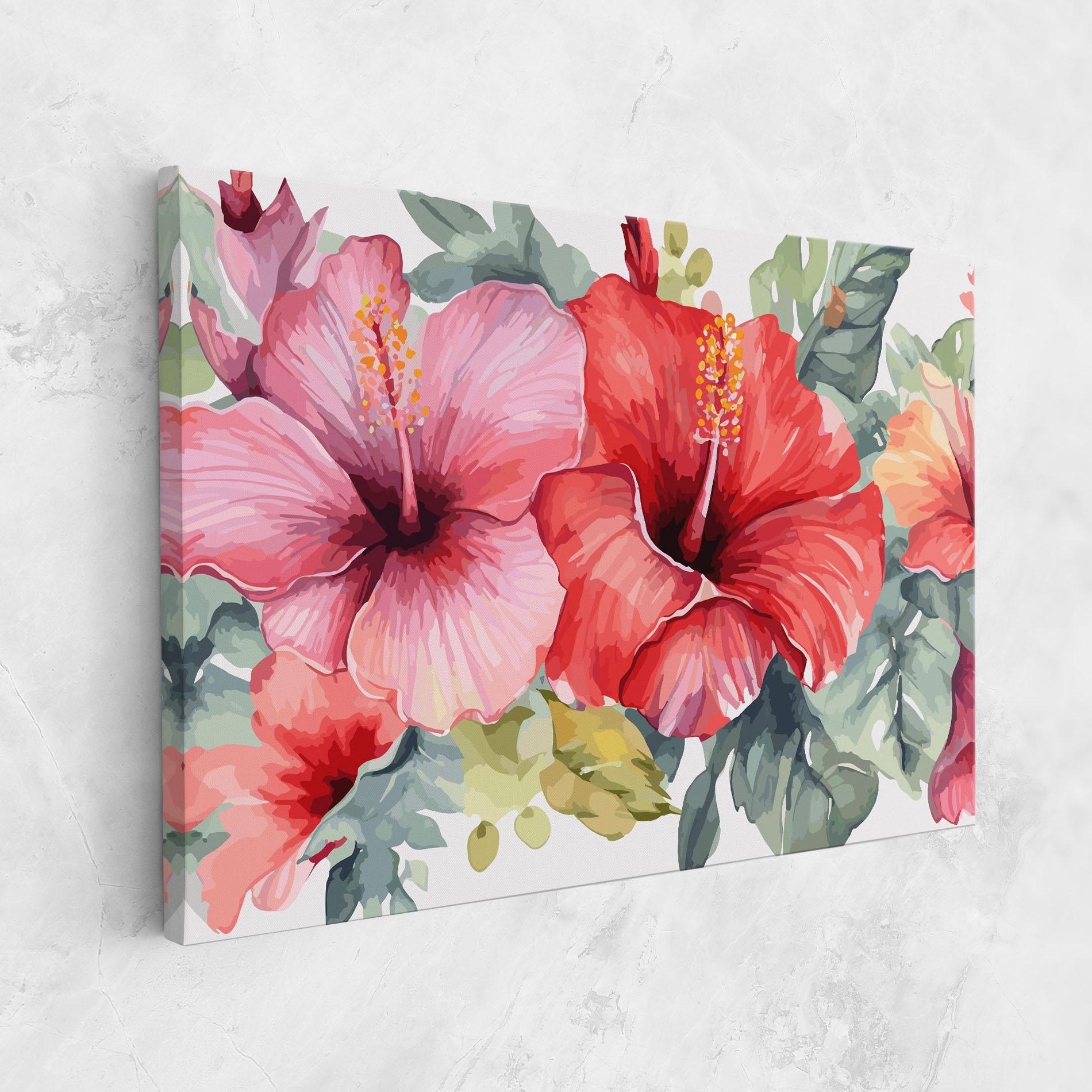 Vászonkép Pink Red Exotic mockup 1