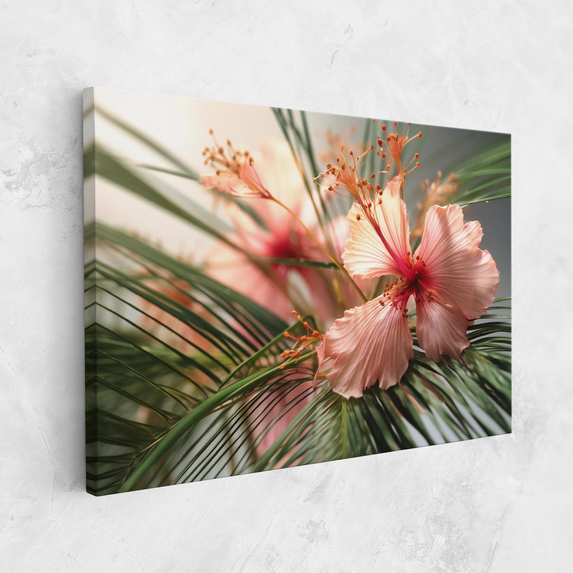 Vászonkép Sunset Exotic Flower mockup 1