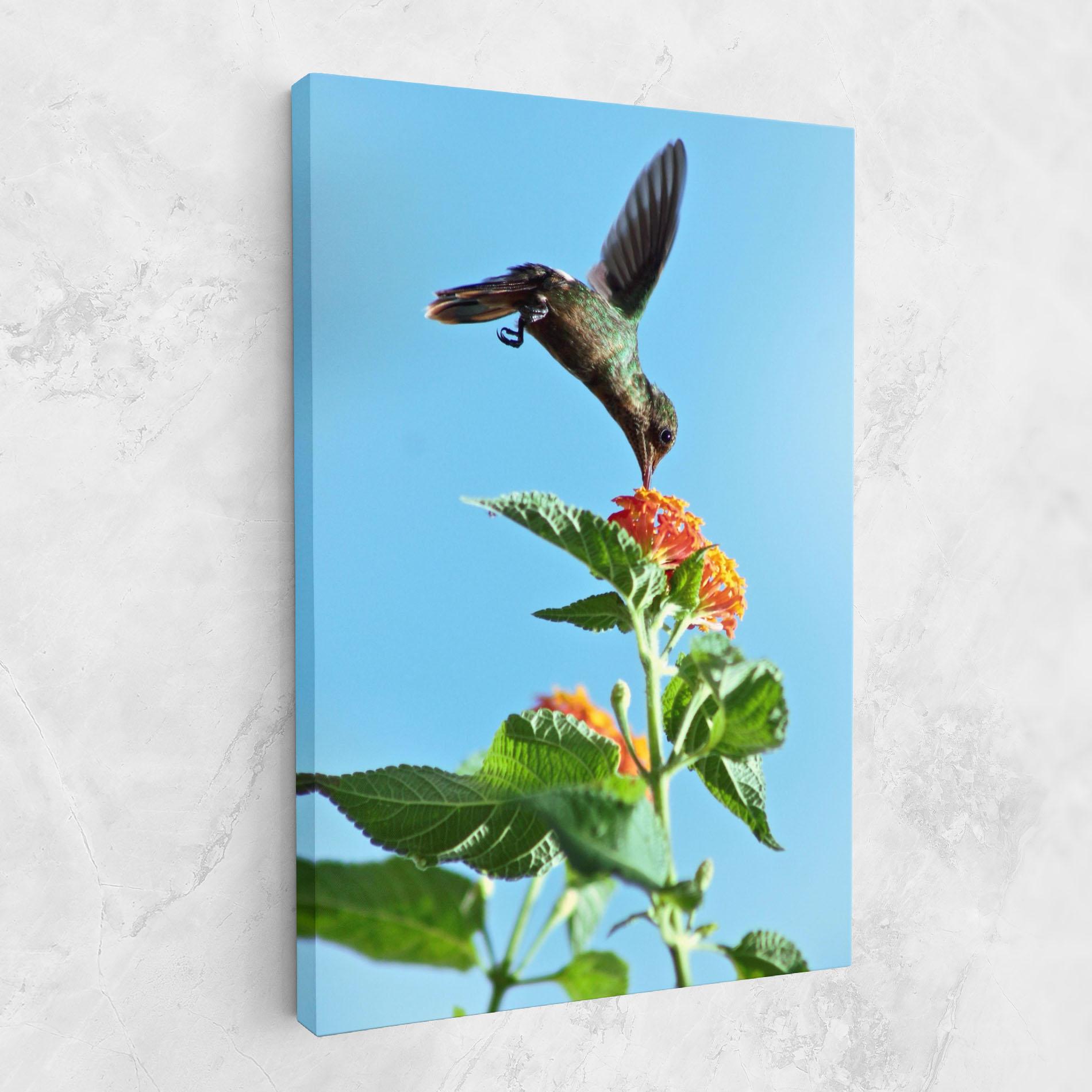 Vászonkép Bird Exotic Flower mockup 1