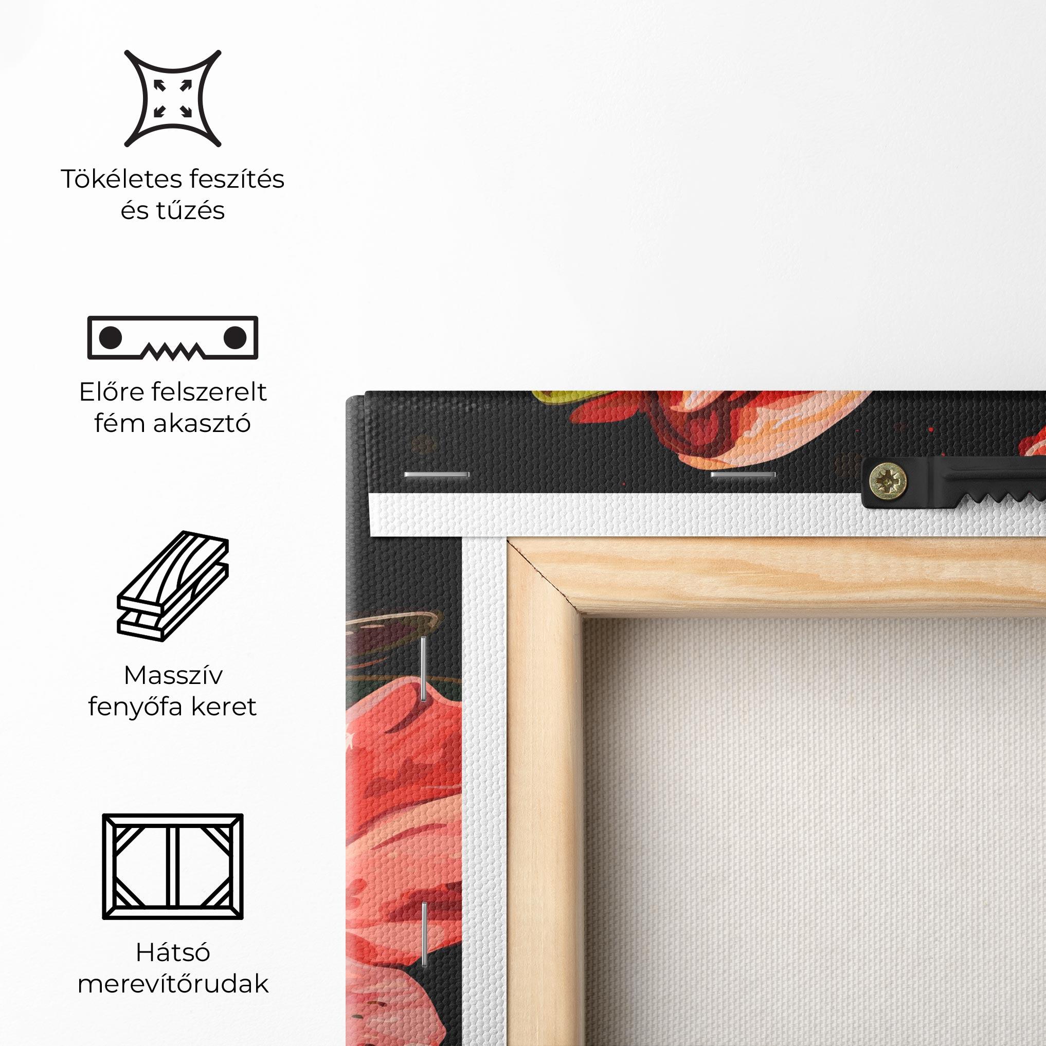 Vászonkép Art Exotic Flower mockup 5