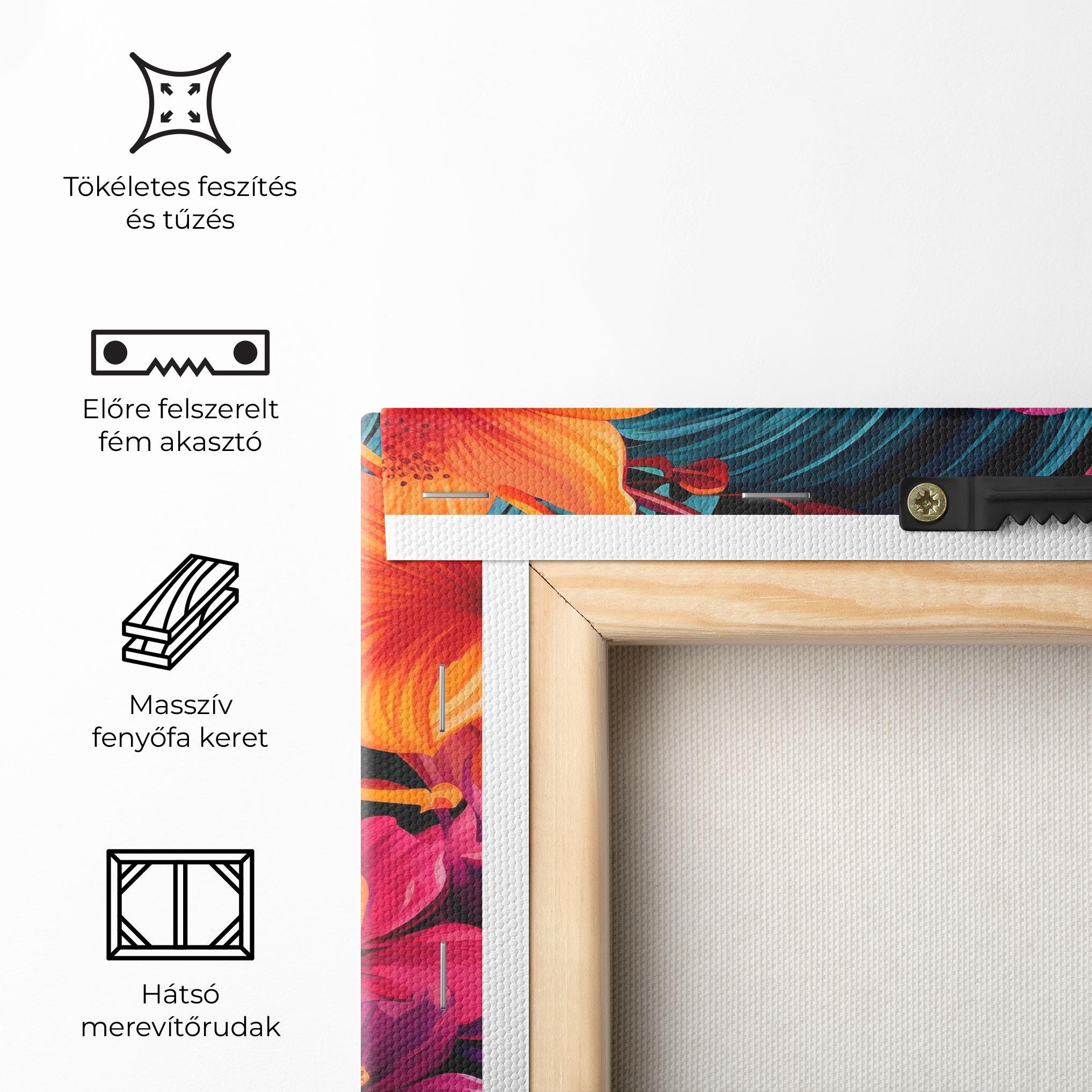 Vászonkép Exotic Patern mockup 5