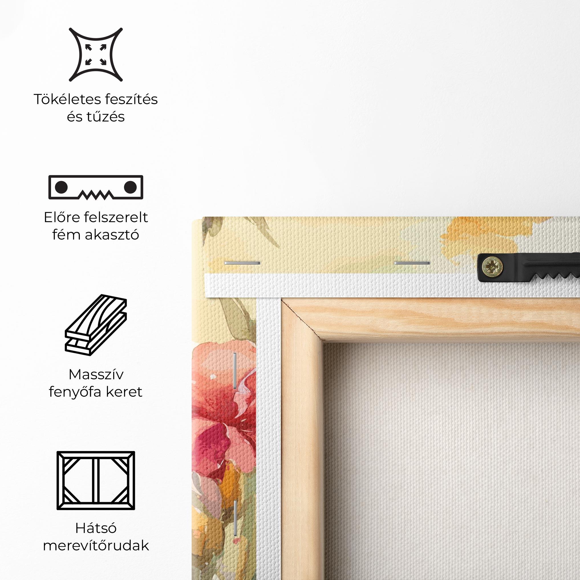 Vászonkép Exotic Watercolor mockup 5