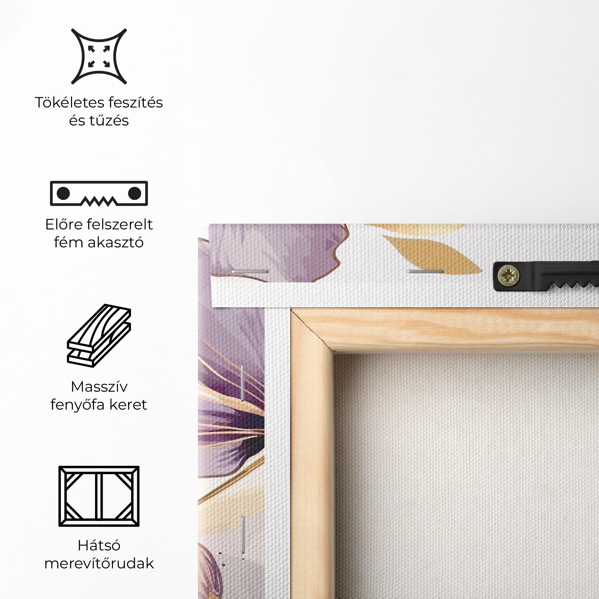 Vászonkép Purple Gold Exotic mockup 5