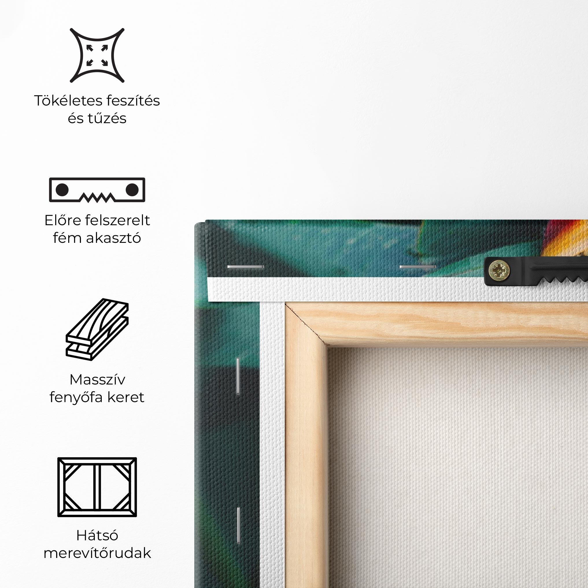 Vászonkép Red Orange Exotic mockup 5