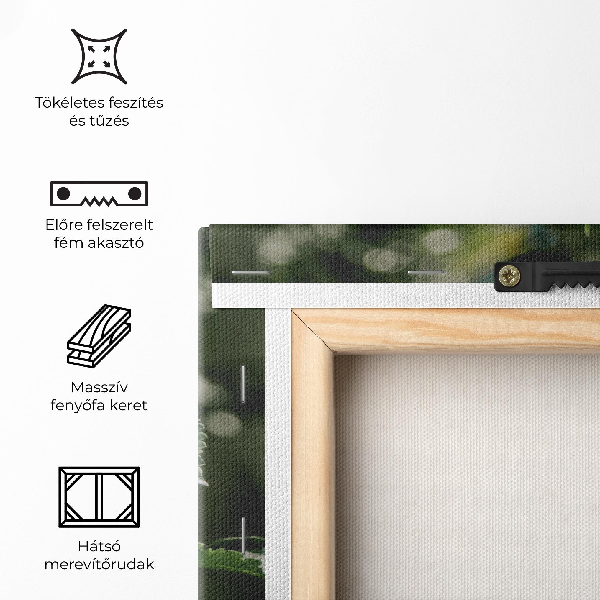 Vászonkép Yellow Pretty Exotic mockup 5