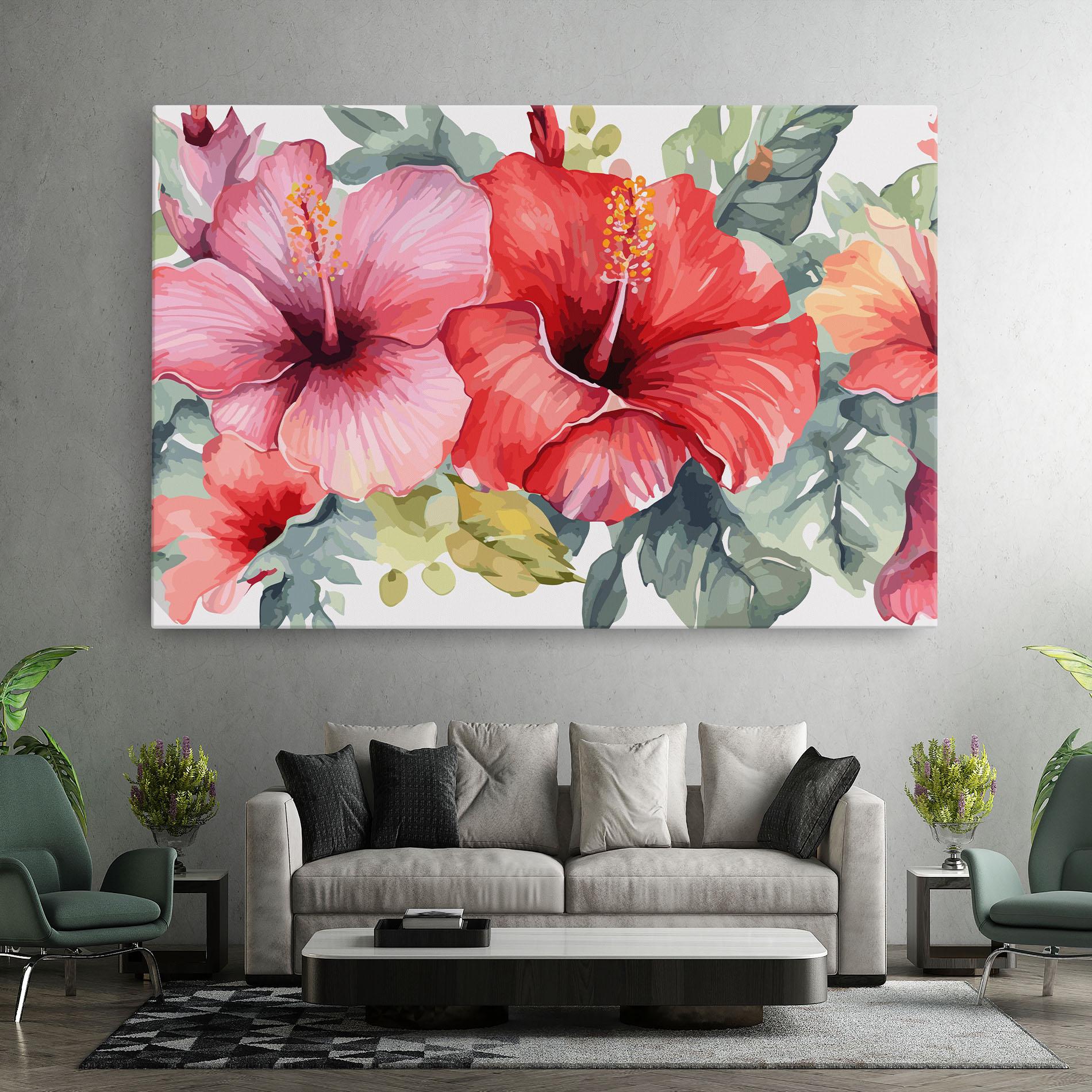 Vászonkép Pink Red Exotic mockup 7