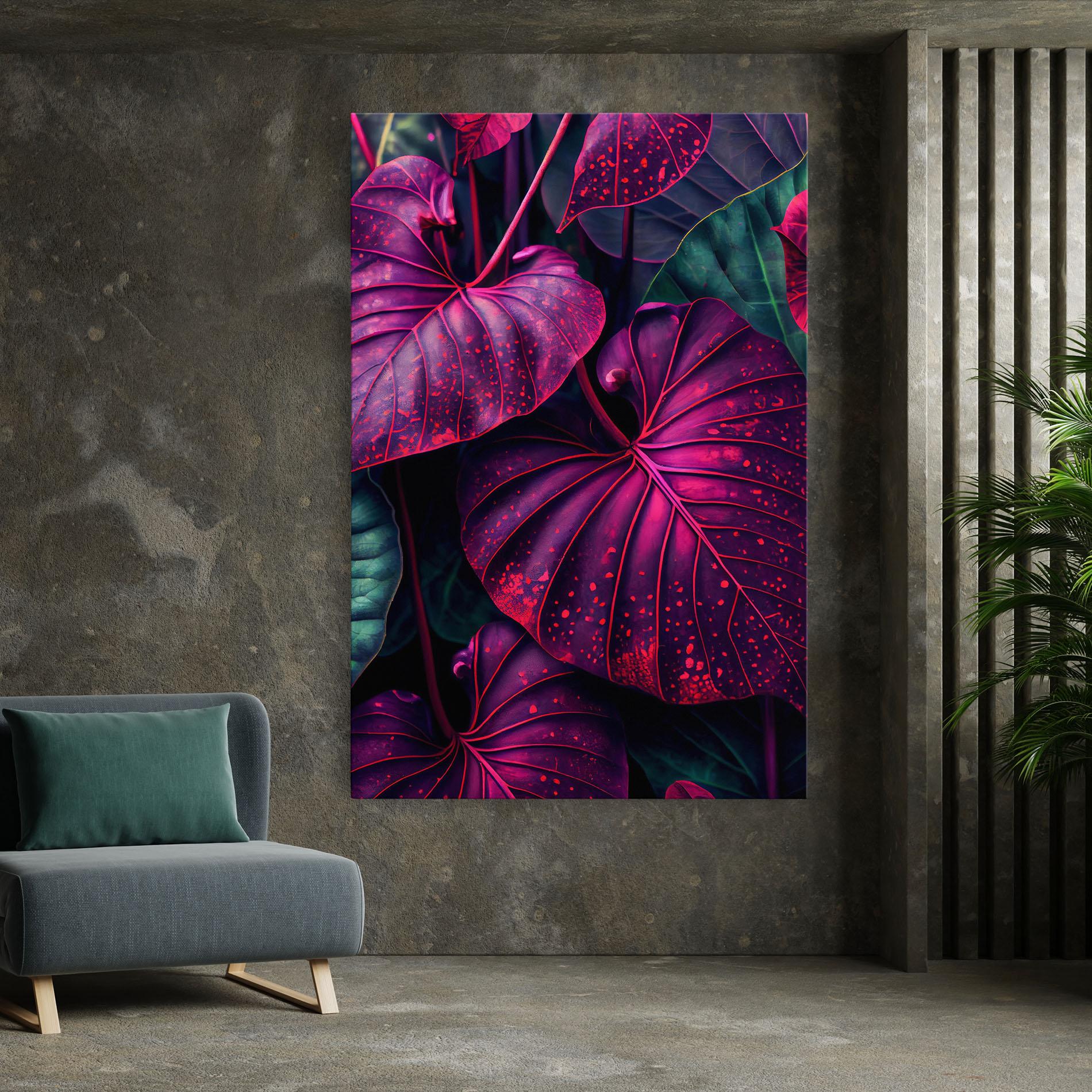 Vászonkép Big Purple Exotic mockup 7