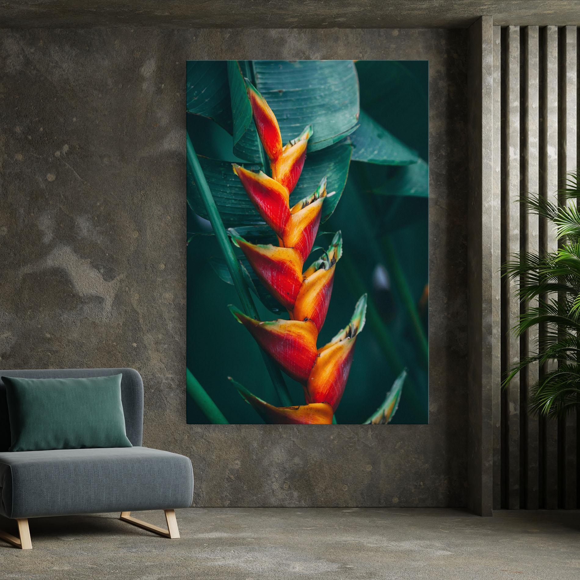 Vászonkép Red Orange Exotic mockup 7