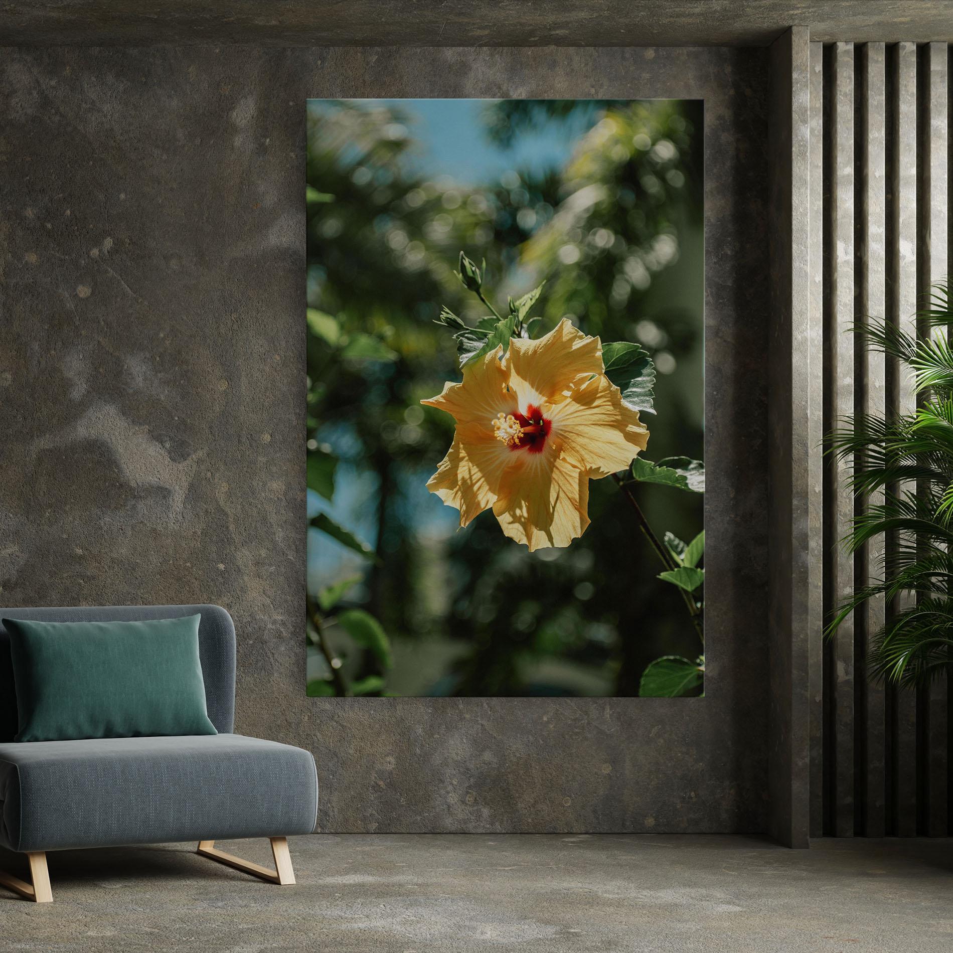 Vászonkép Yellow Pretty Exotic mockup 7