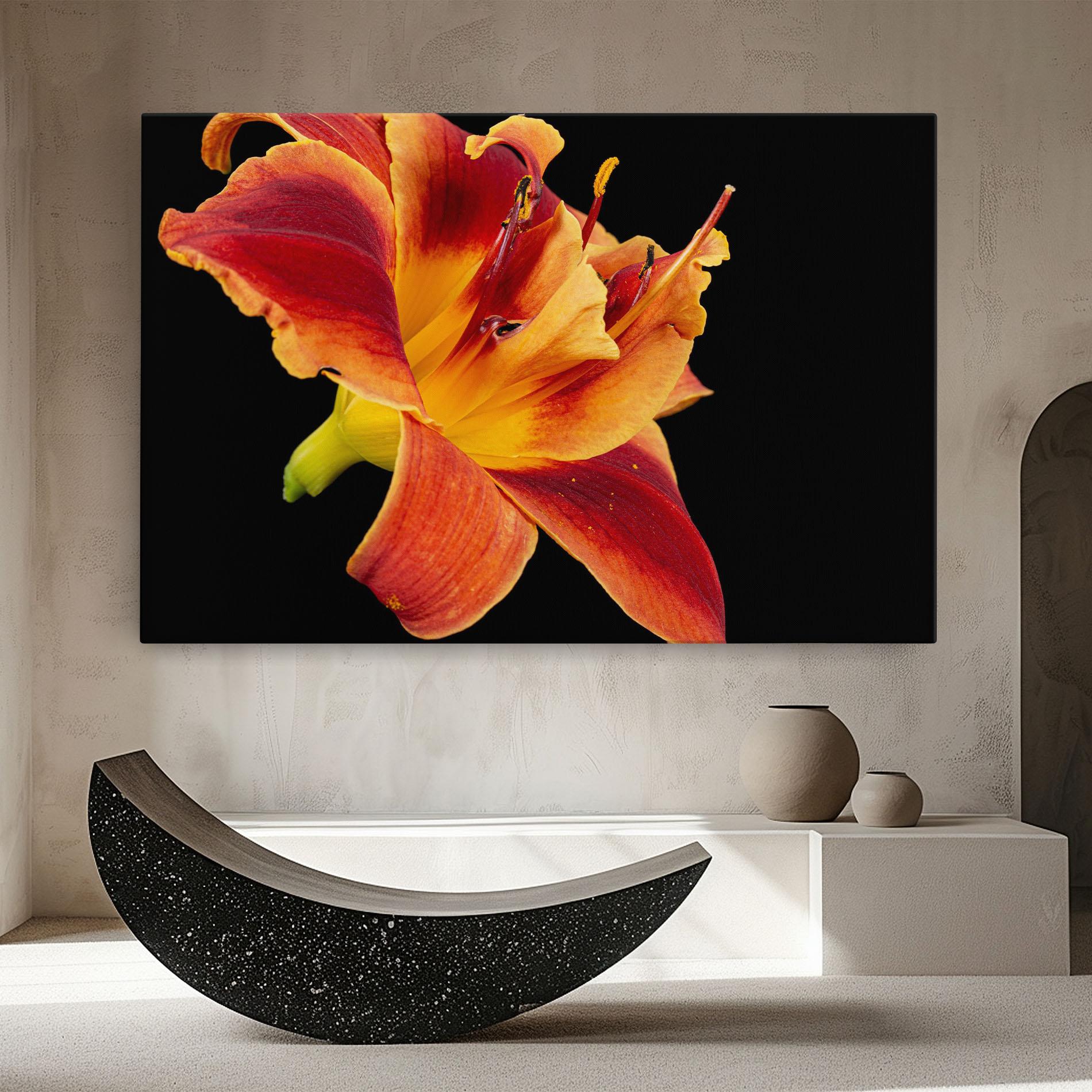 Vászonkép Exotic Orange Red mockup 8