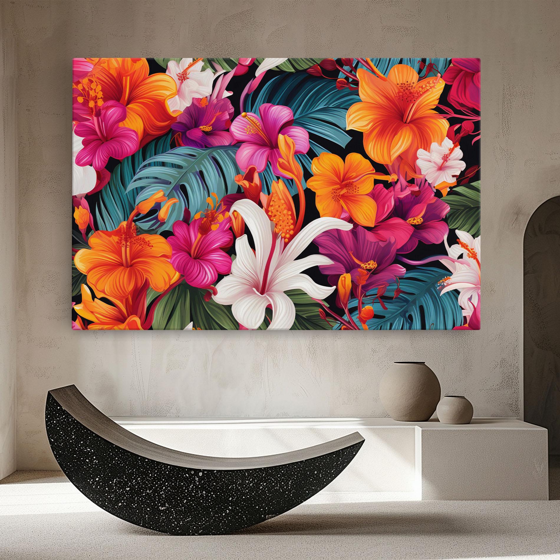 Vászonkép Exotic Patern mockup 8