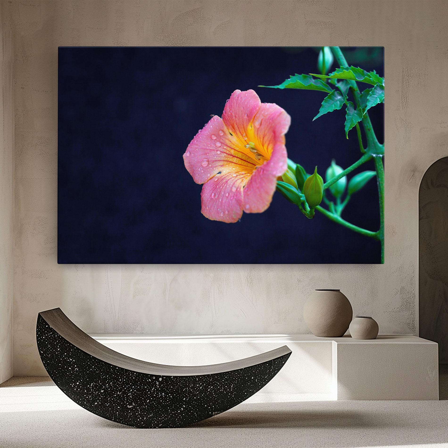 Vászonkép Exotic Pink Plant mockup 8