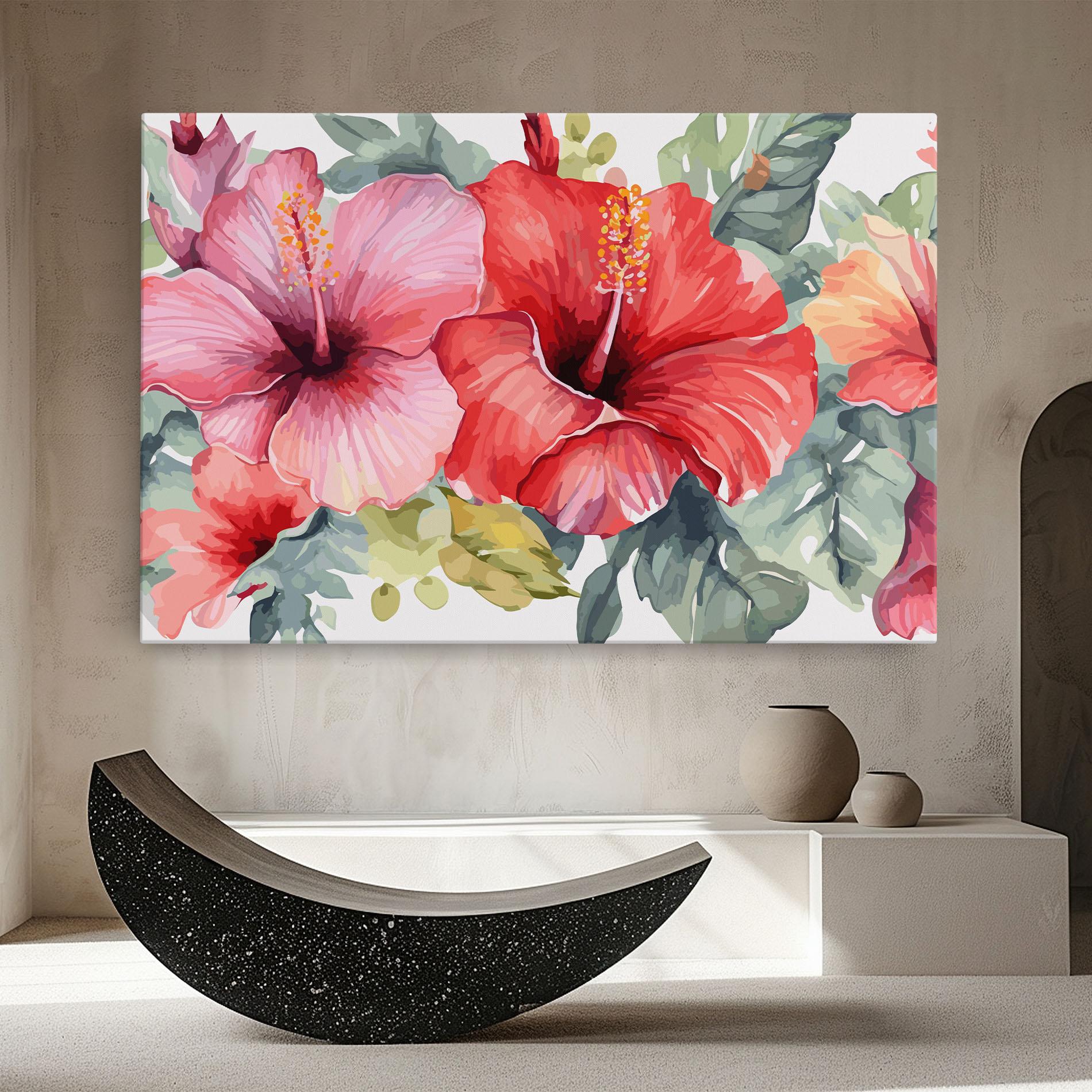 Vászonkép Pink Red Exotic mockup 8