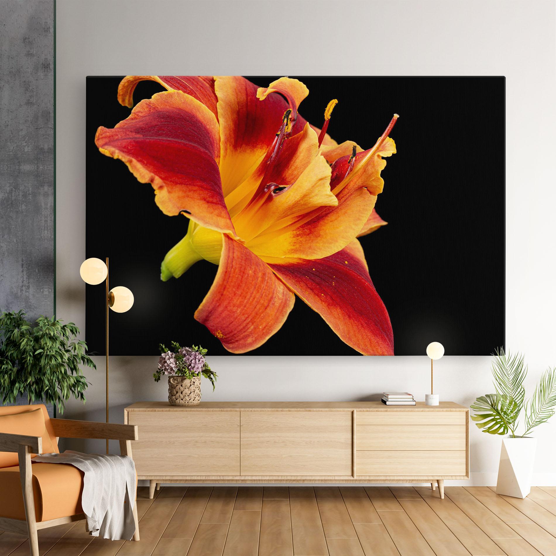 Vászonkép Exotic Orange Red mockup 9